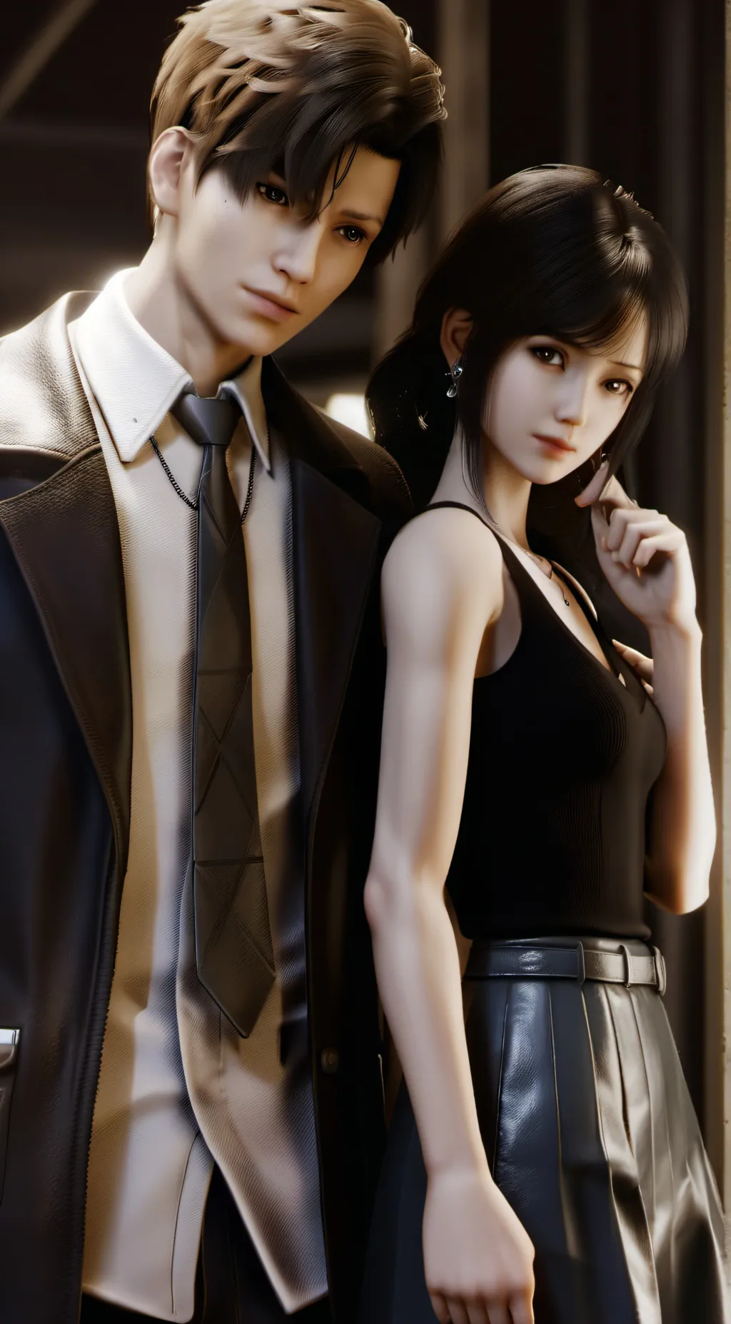 ai character: ruby and rick background