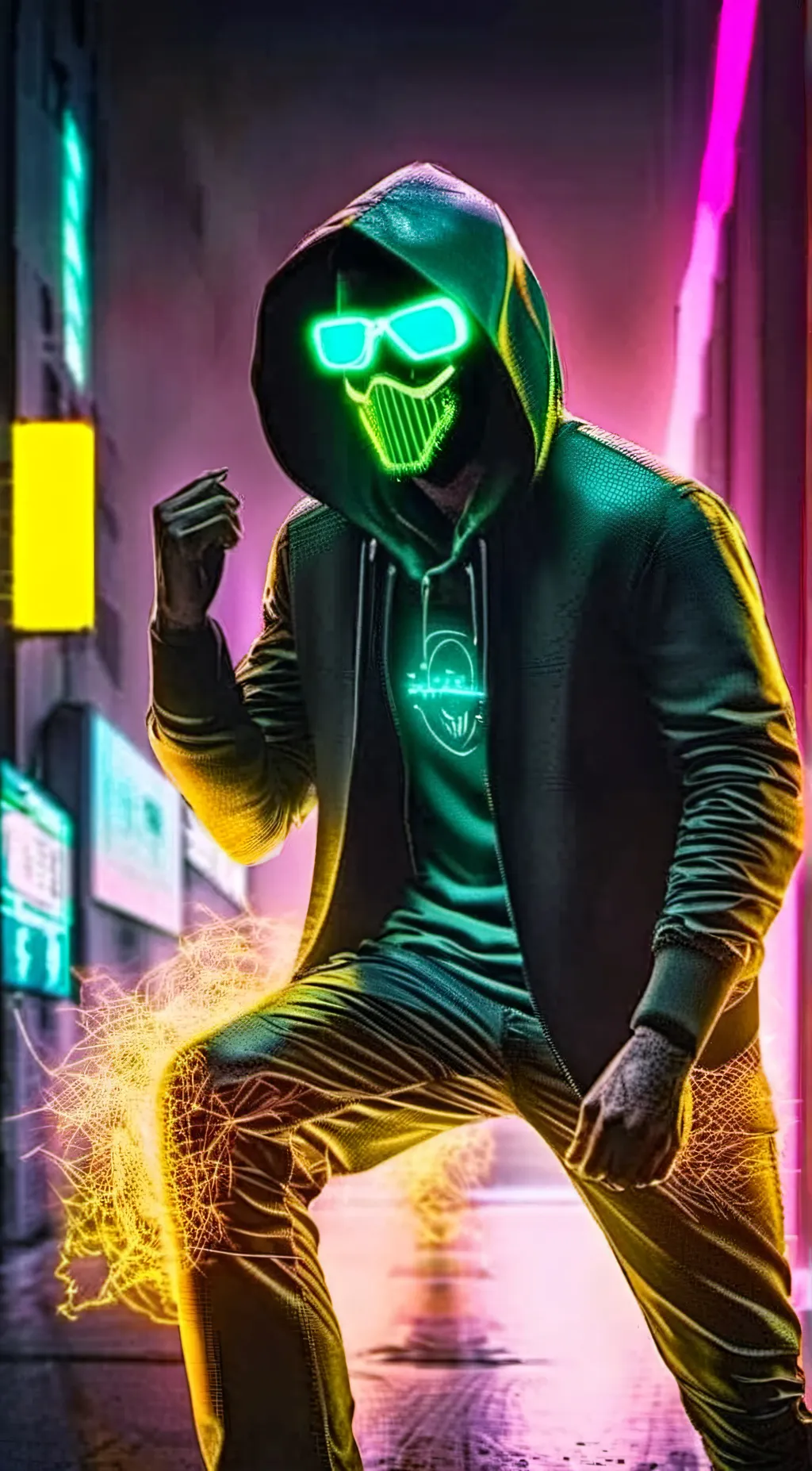 ai character: Light background