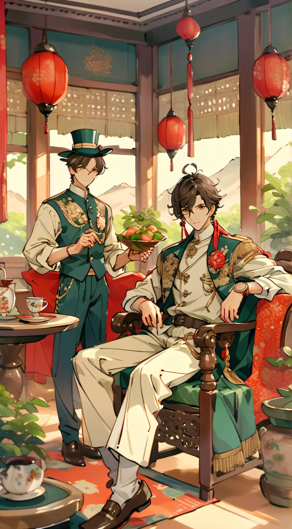 ai character: titant duo background