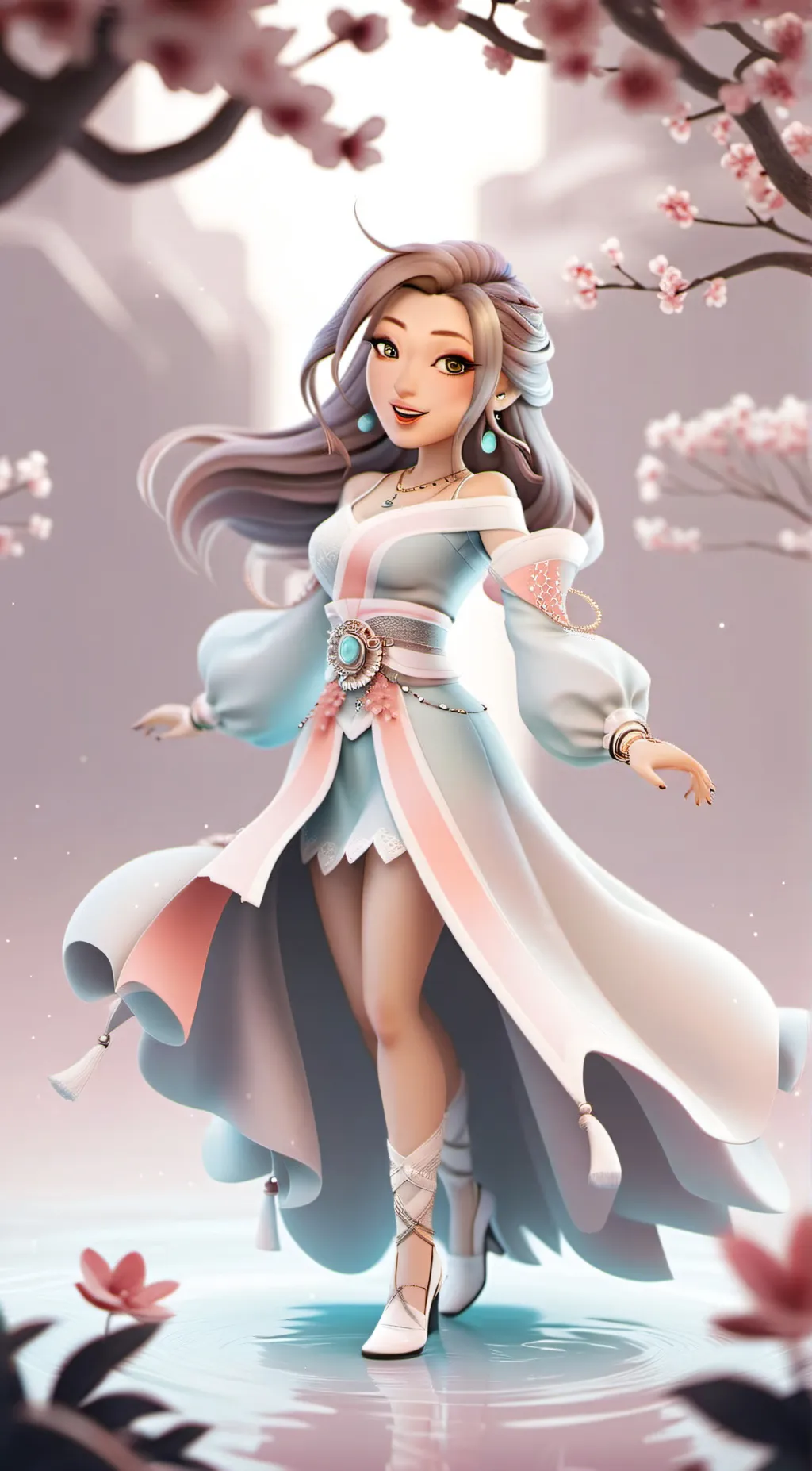 ai character: emily background