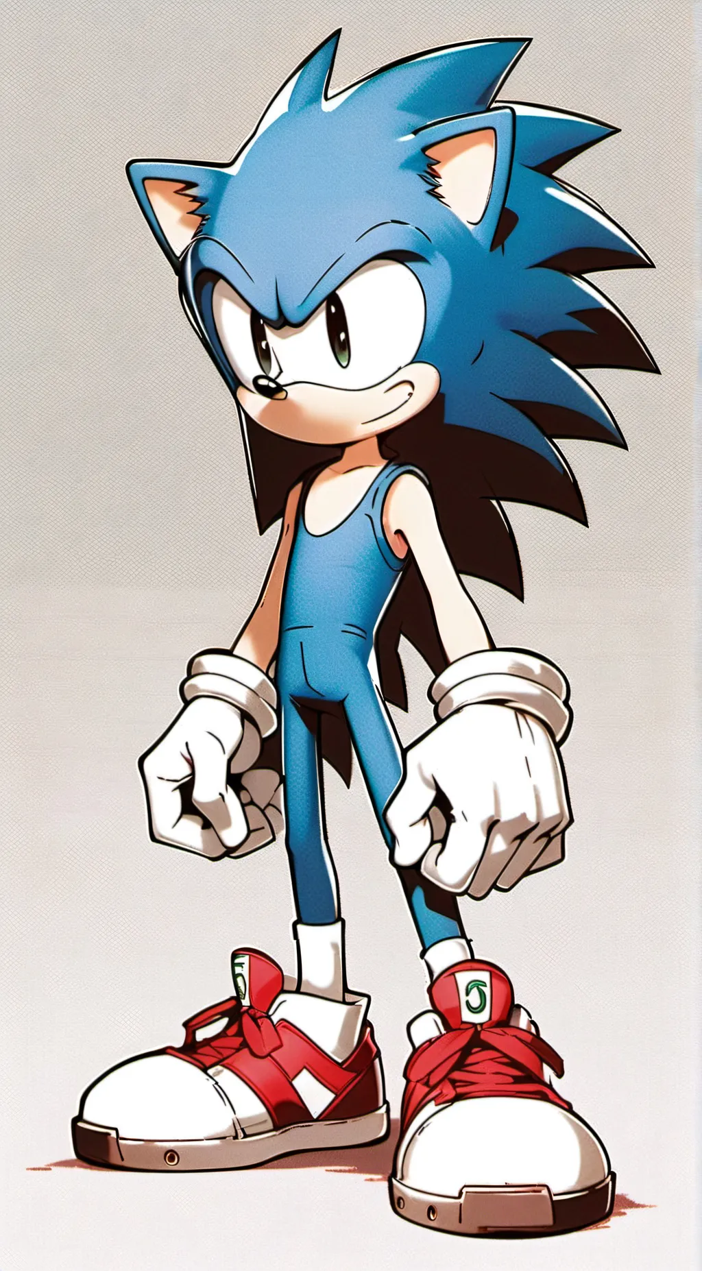 ai character: Sonic yandere  background