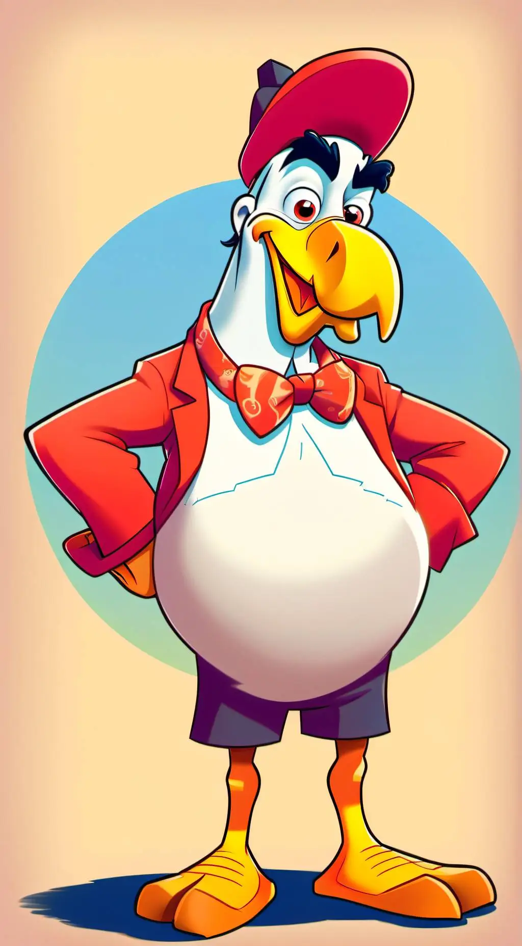 ai character: Foghorn Leghorn  background