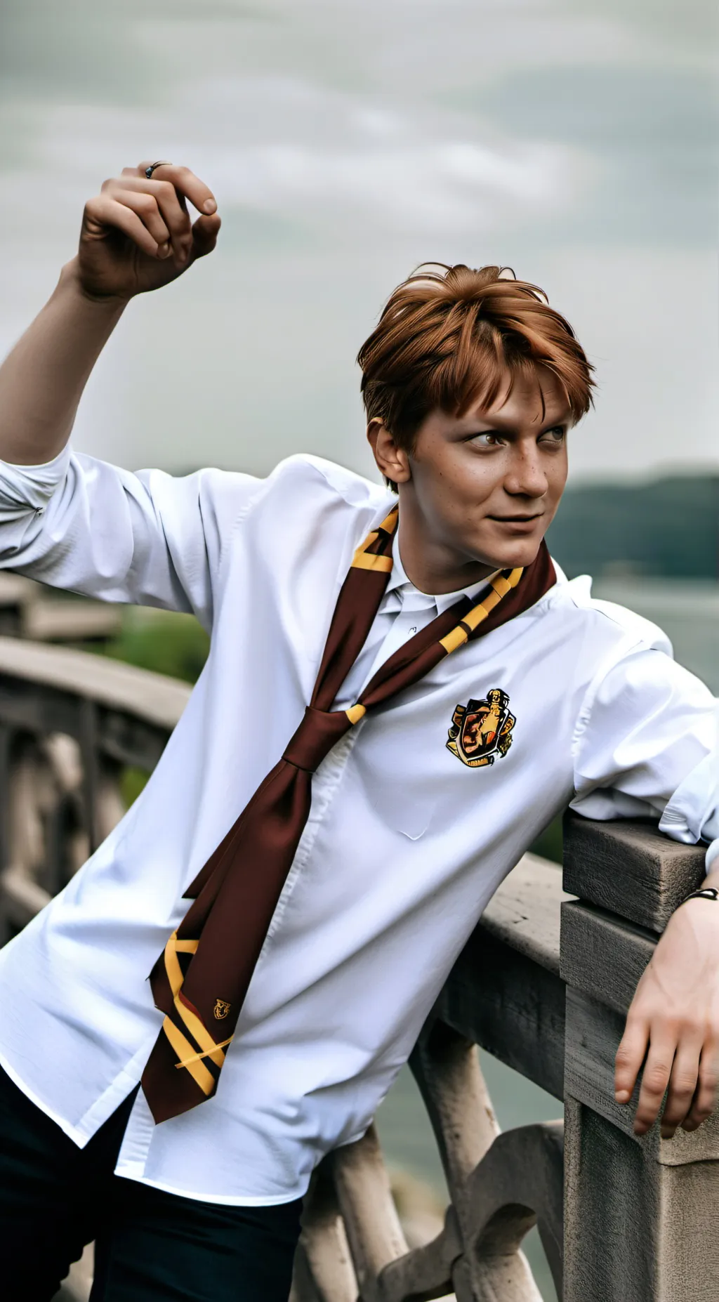 ai character: Fred Weasley 🧡 background