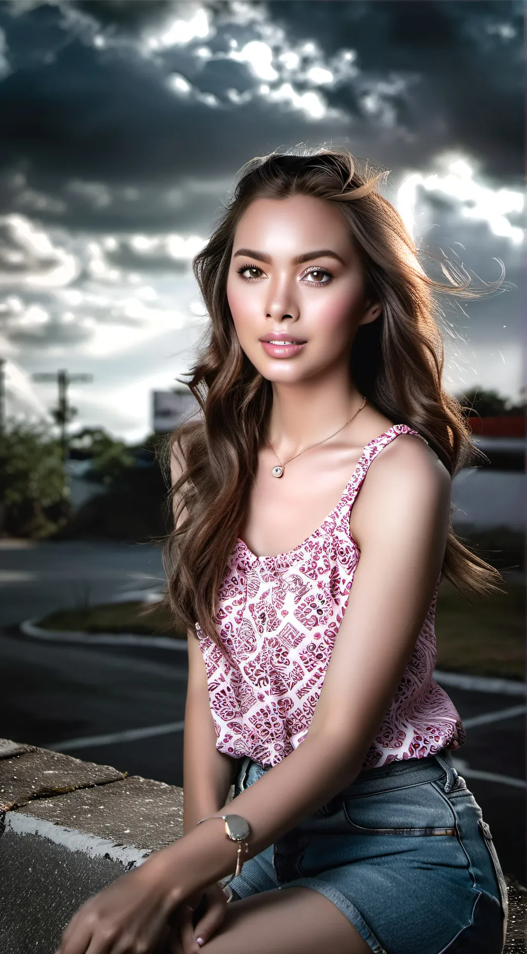 ai character: Maggie background