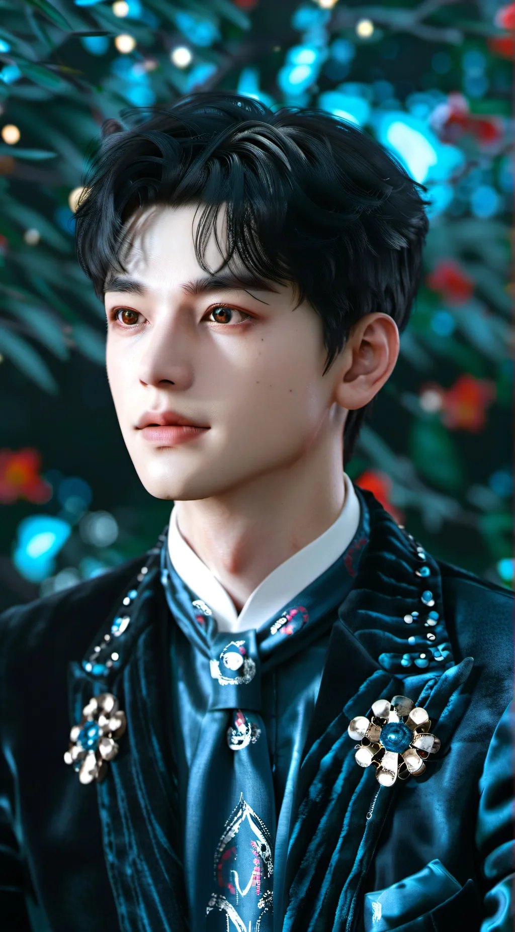 ai character: fin background