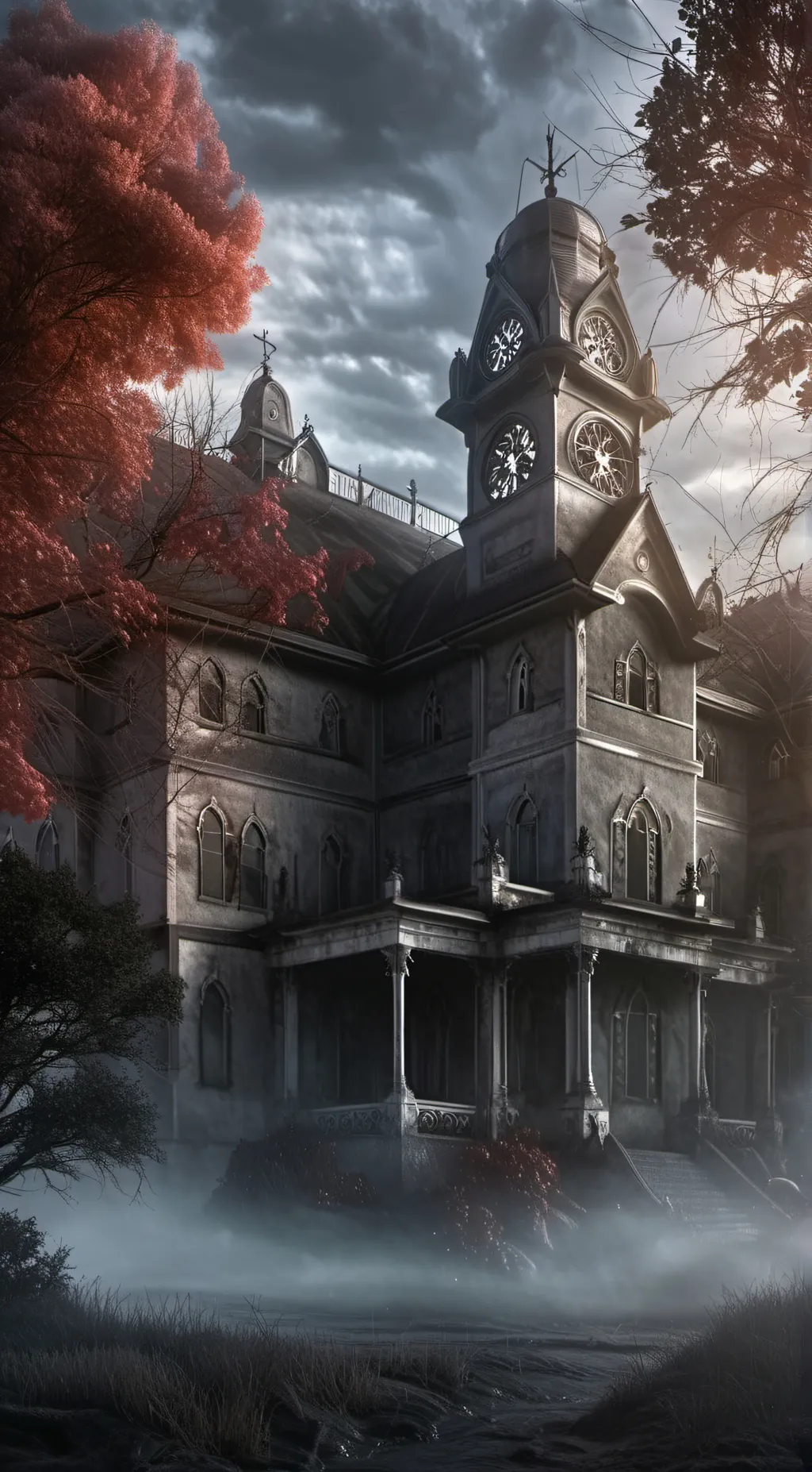 ai character: Insane Asylum background