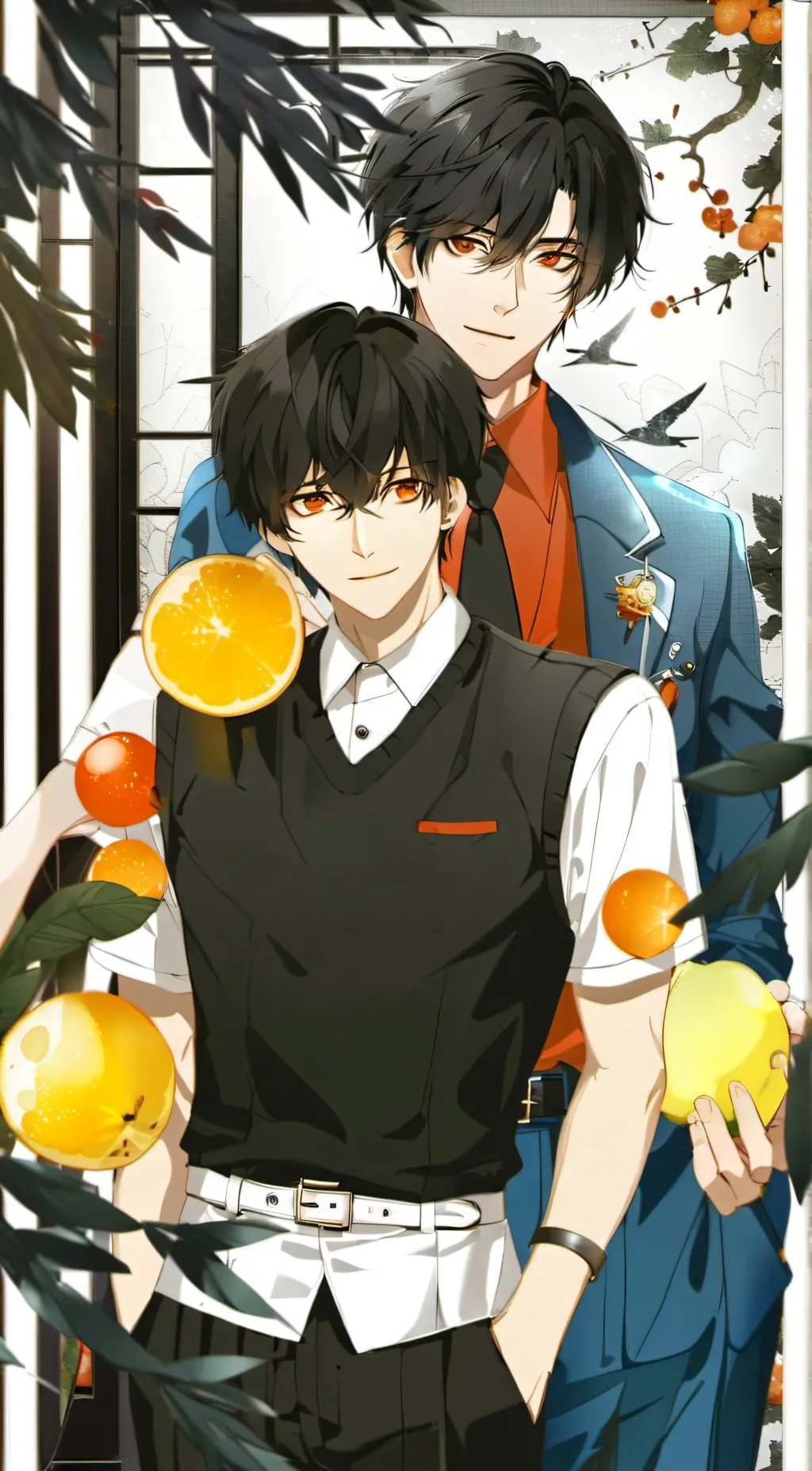 ai character: Hazim and Nick background