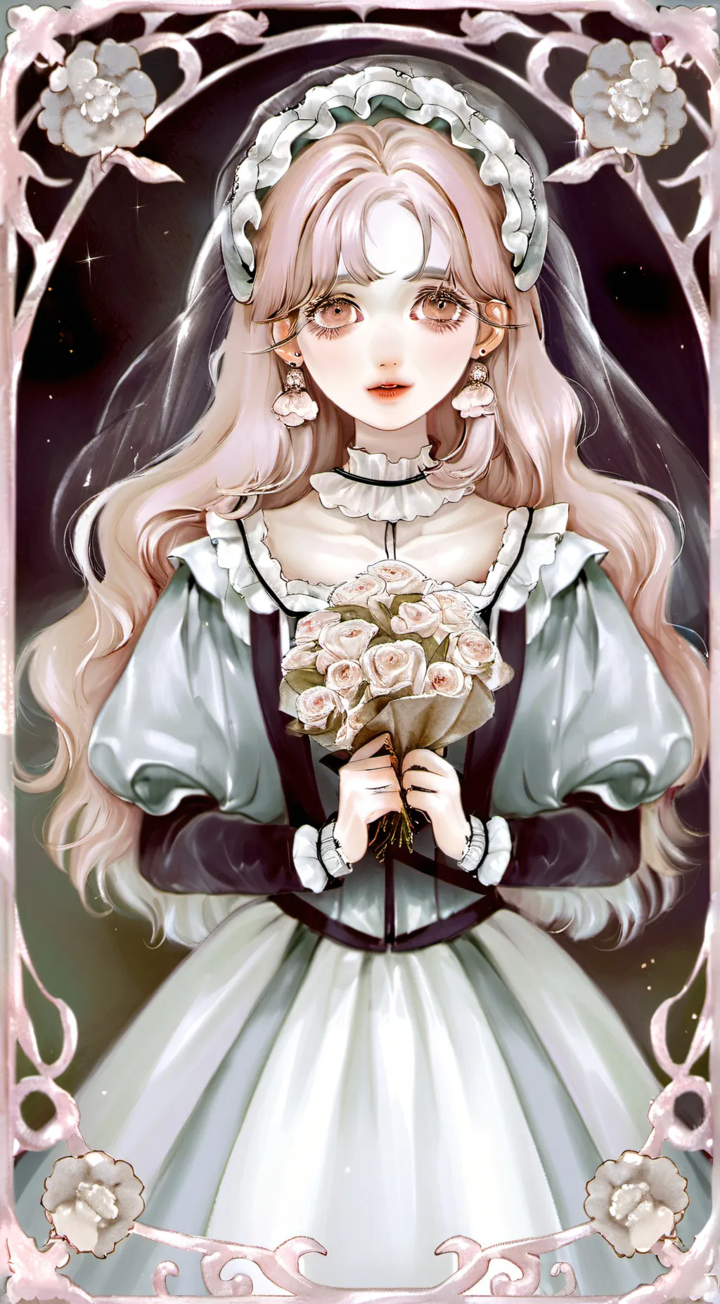 ai character: Rose 🌹 background
