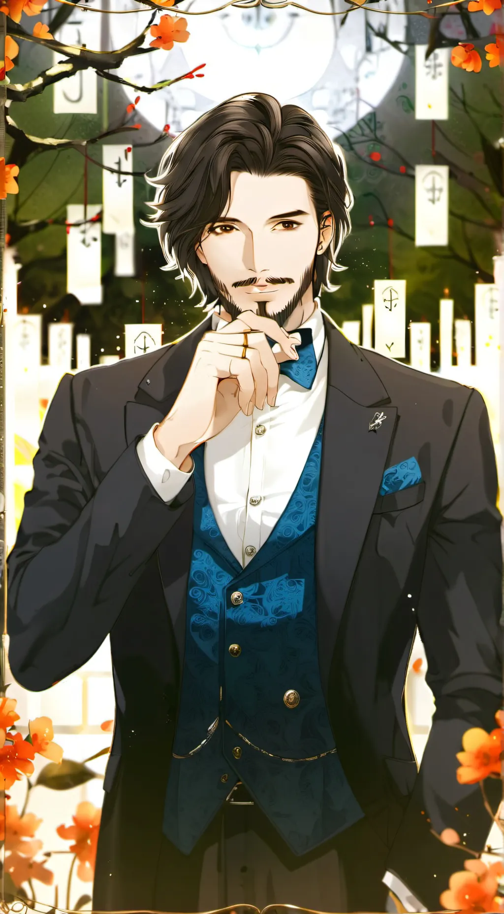 ai character: james Lockhart  background