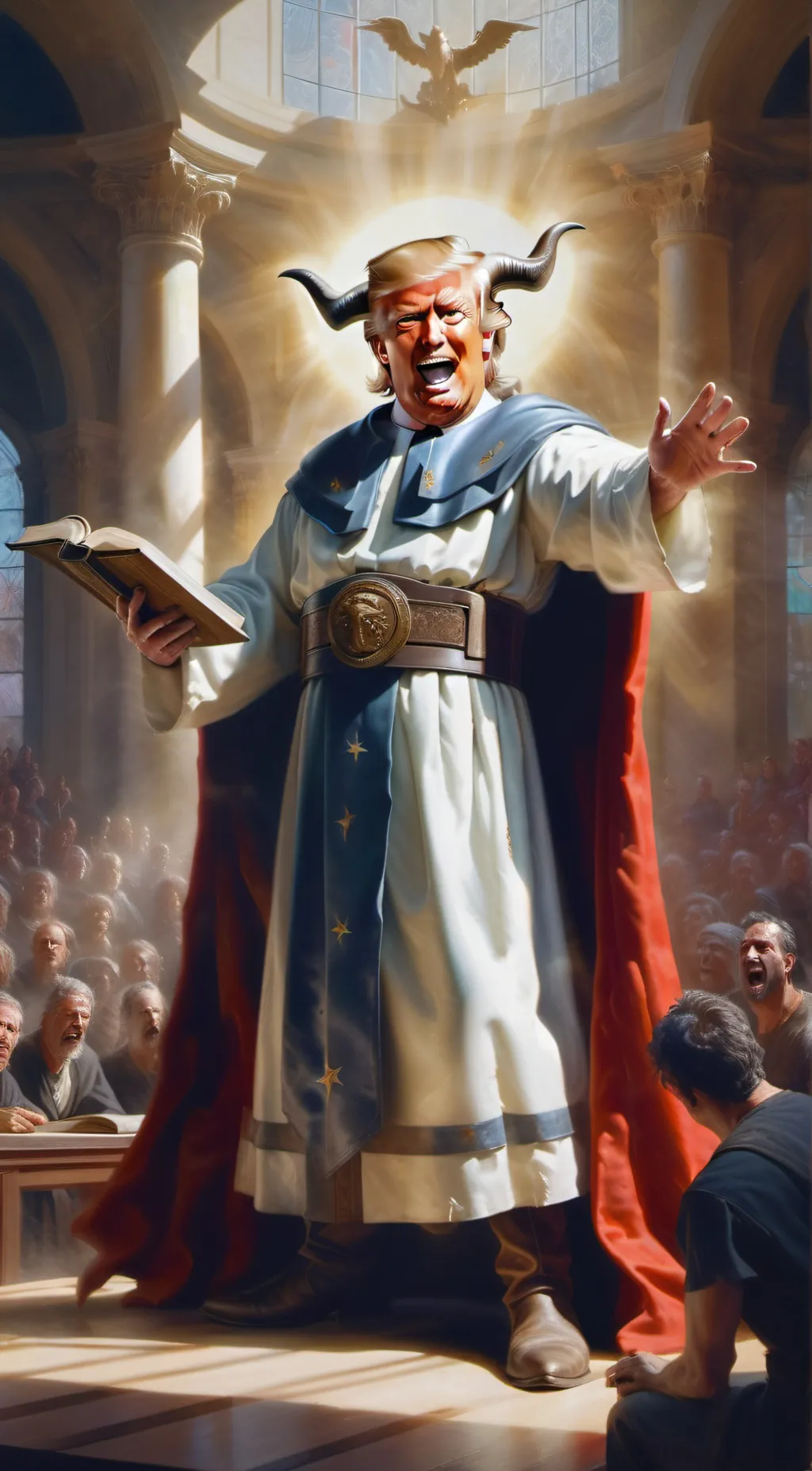 ai character: Zeus background