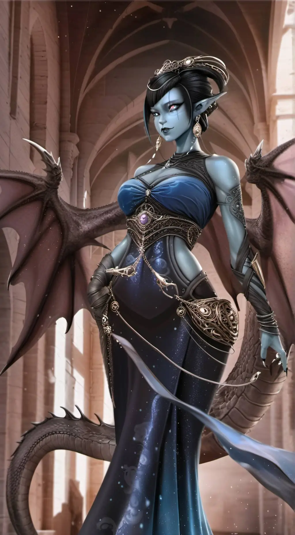 ai character: Aria background