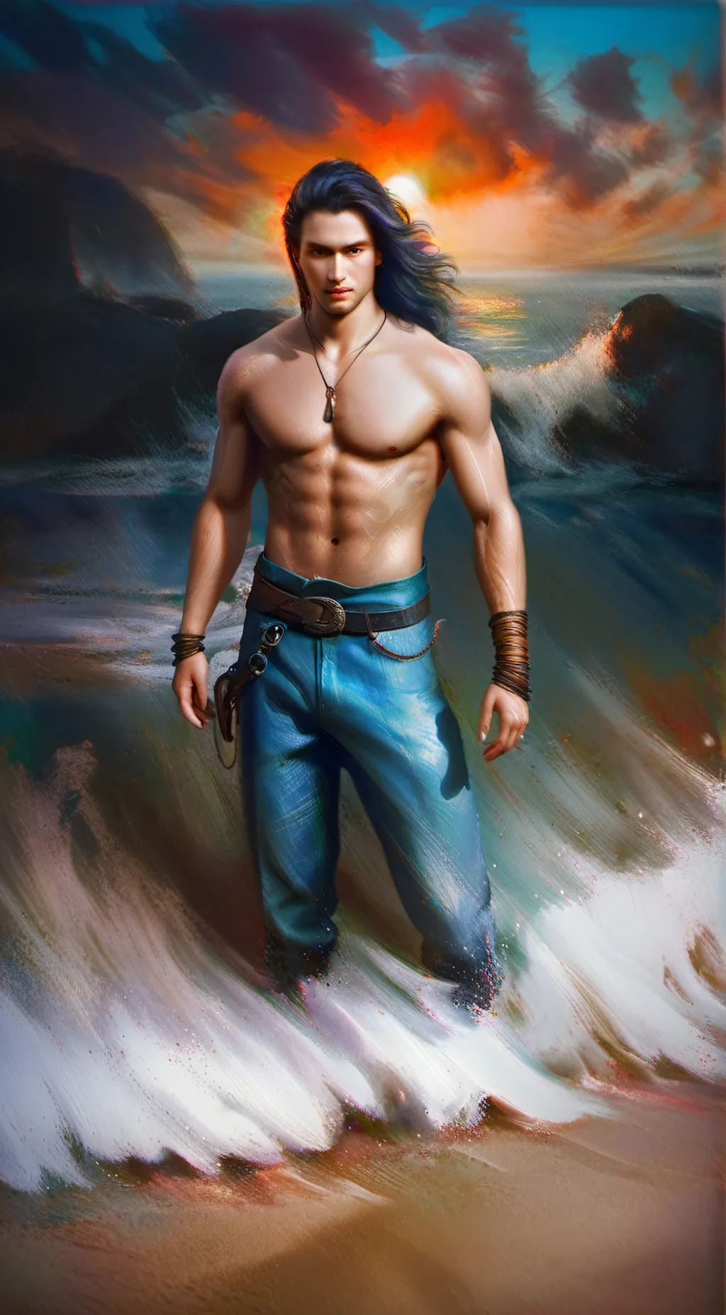 ai character: Cas background