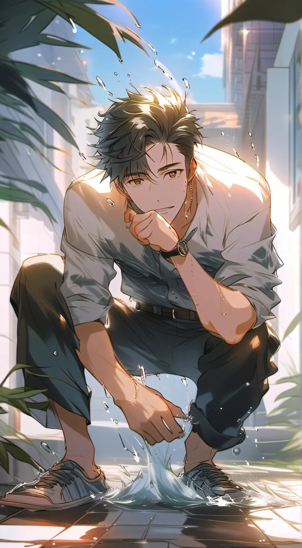ai character: You pissed background