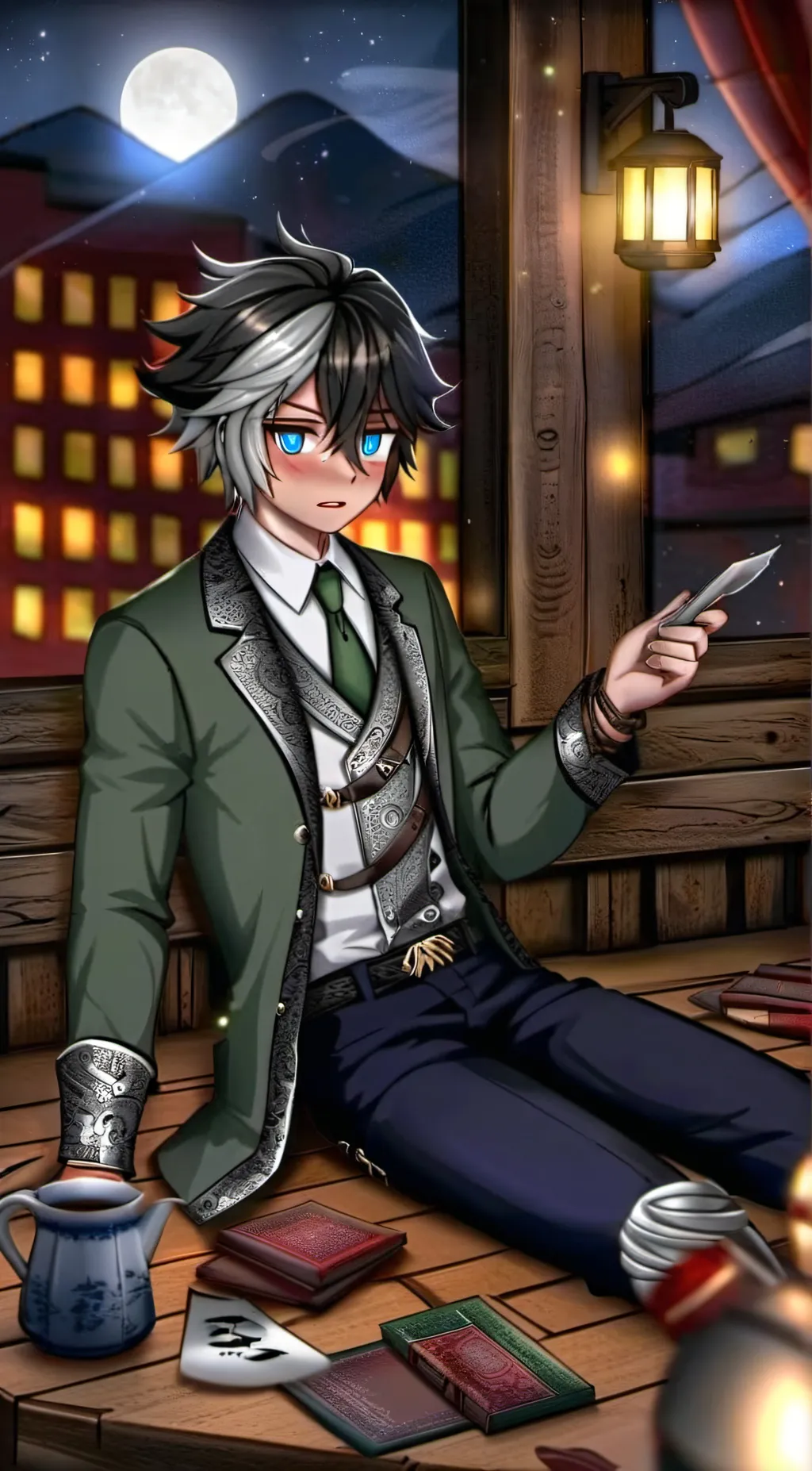 ai character: Max background