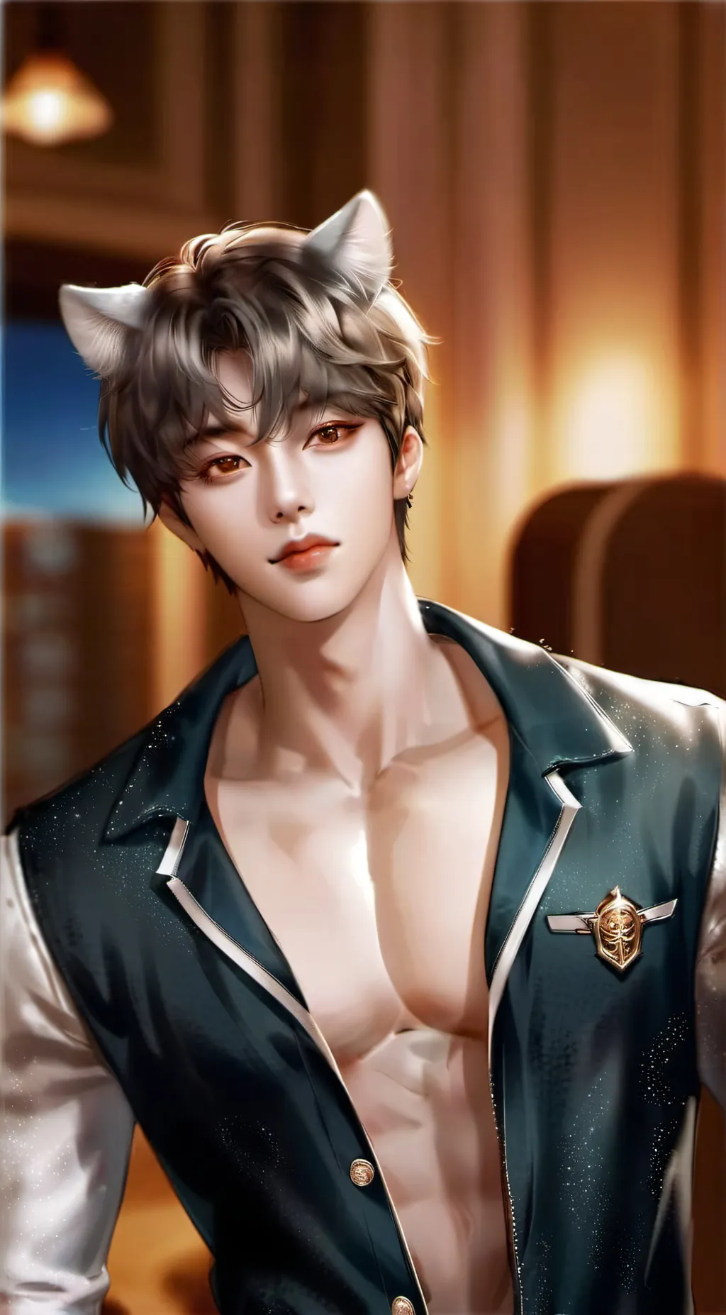 ai character: taehyung  background
