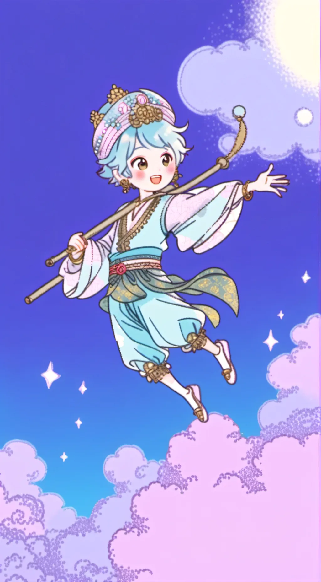 ai character: Genie  background