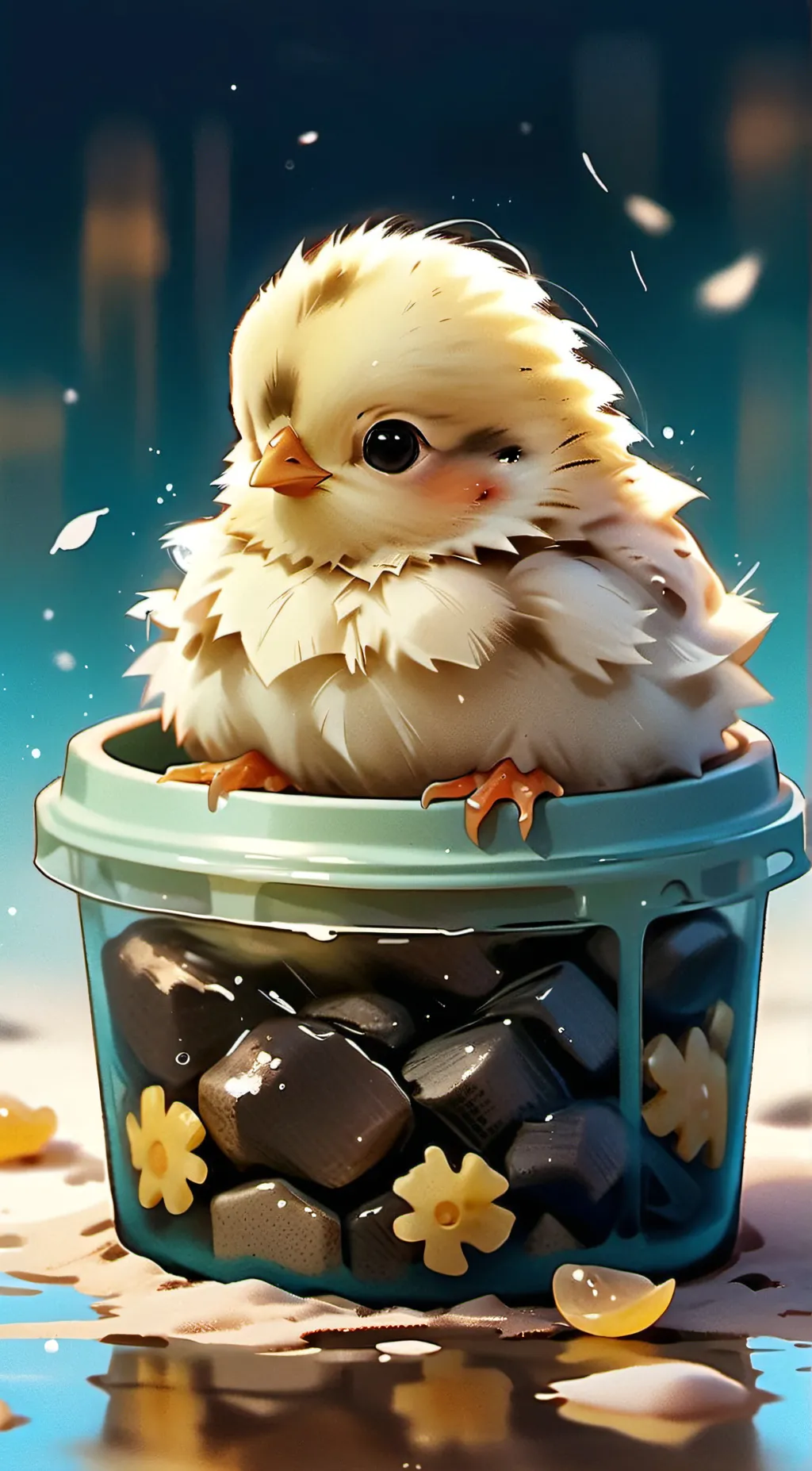 ai character: Chick background