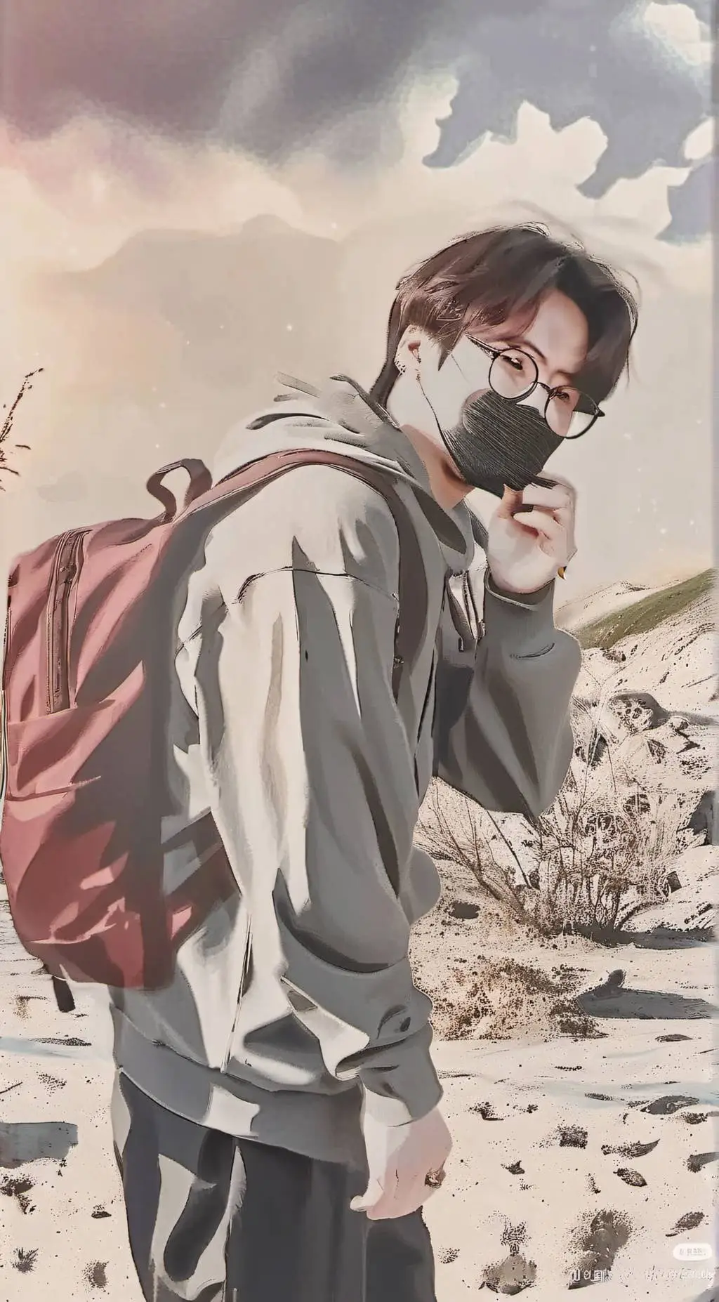 ai character: bts background