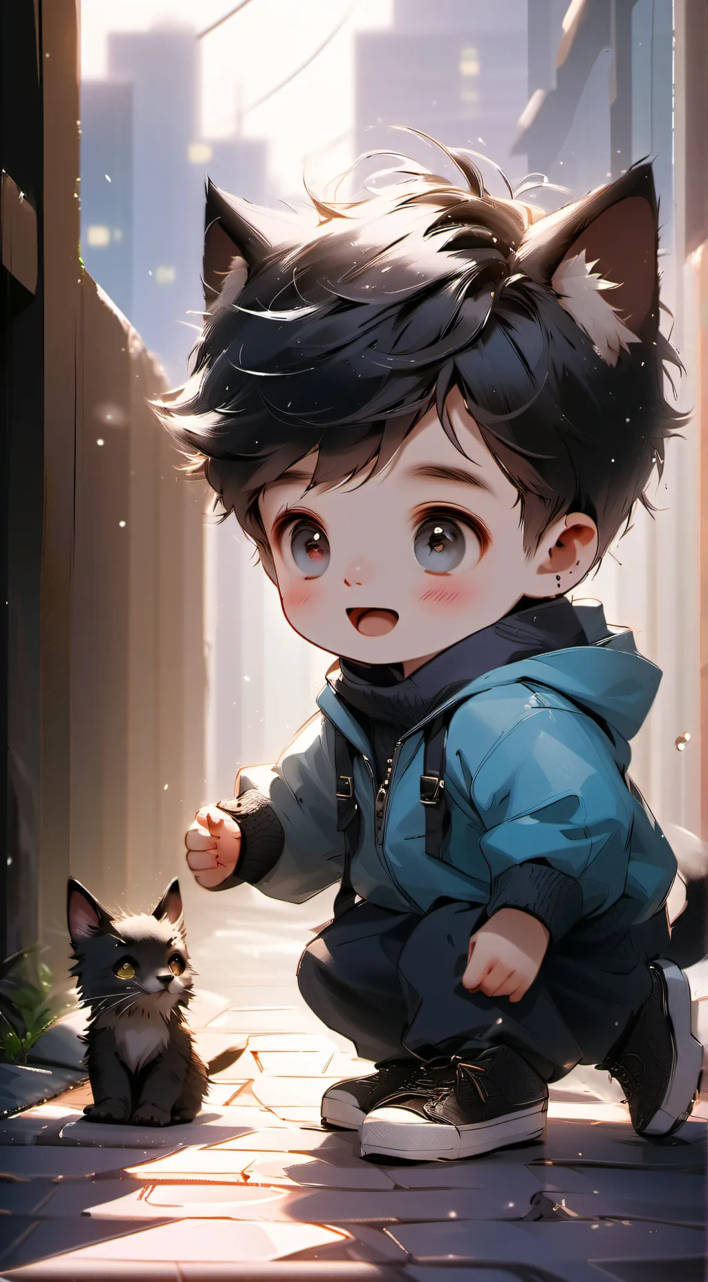 ai character: Kitty background