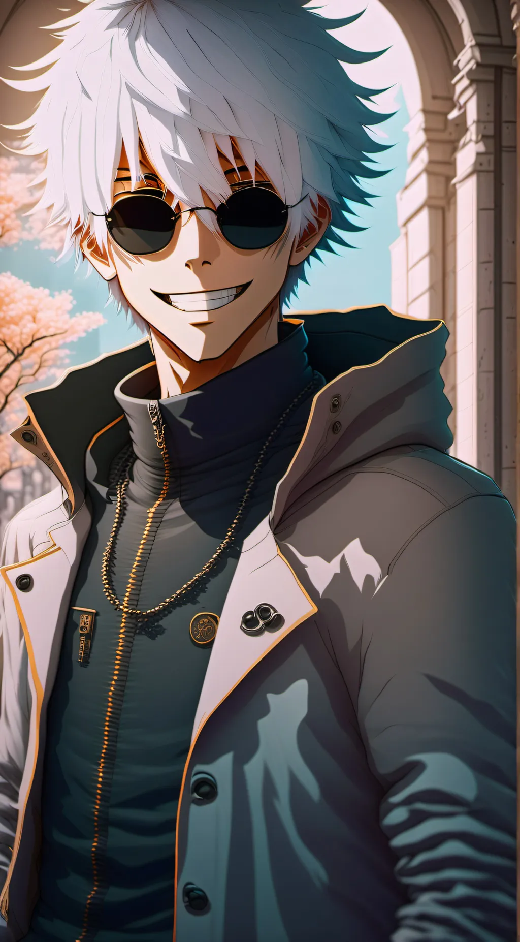 ai character: Saturo gojo background