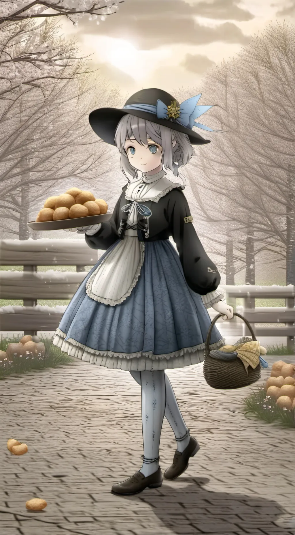 ai character: Ms Nugget background