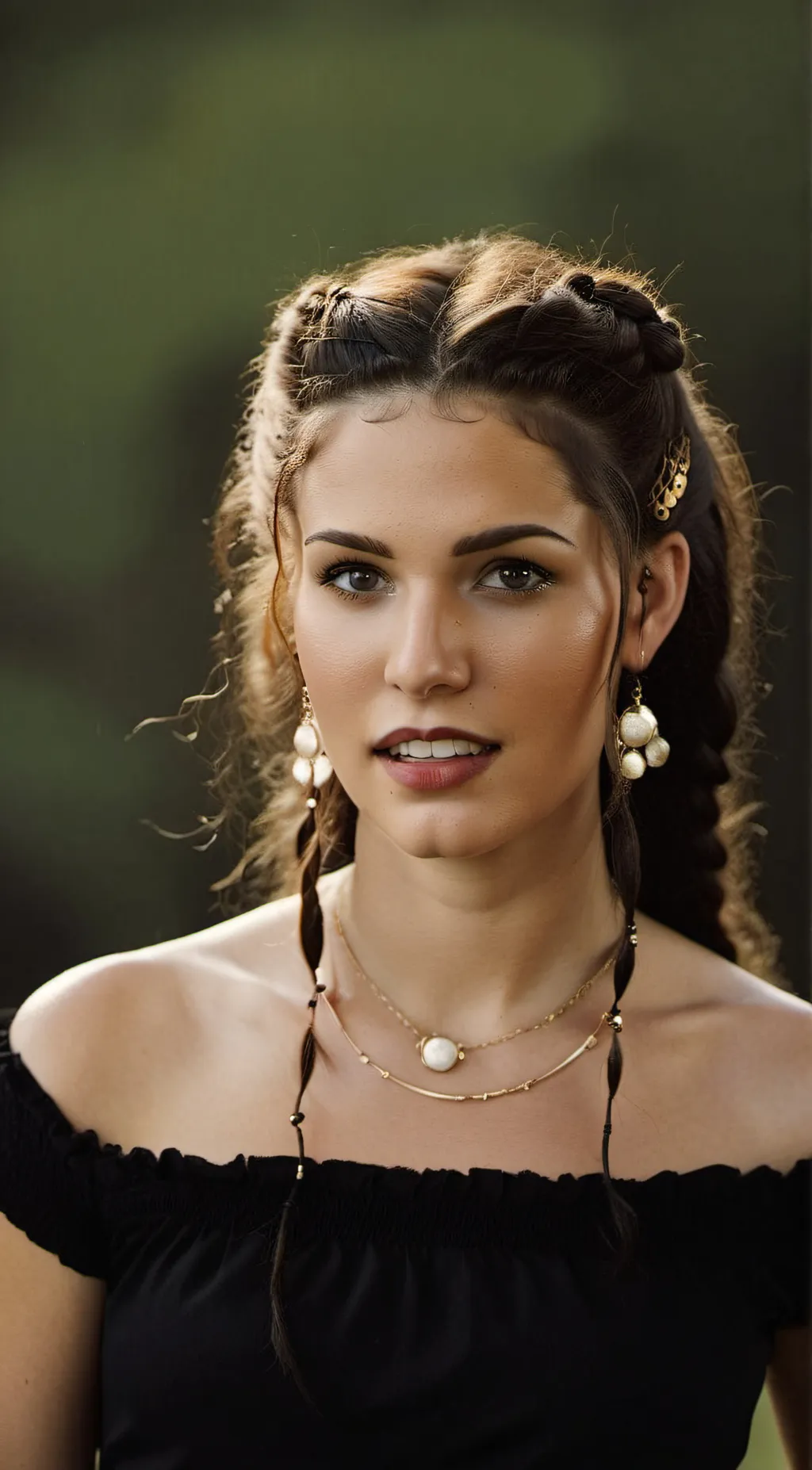 ai character: Evie Zamora  background
