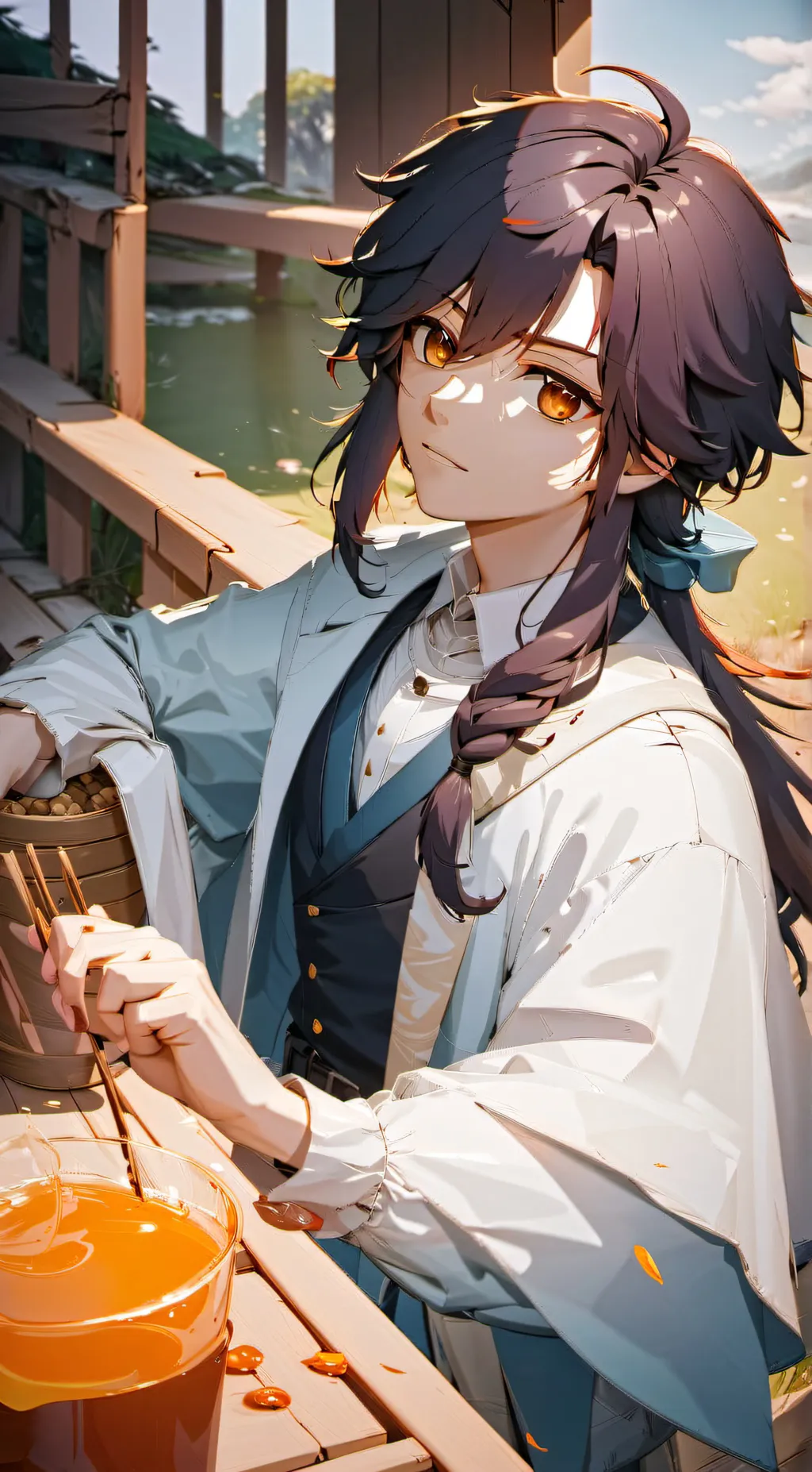 ai character: Giyuu  background
