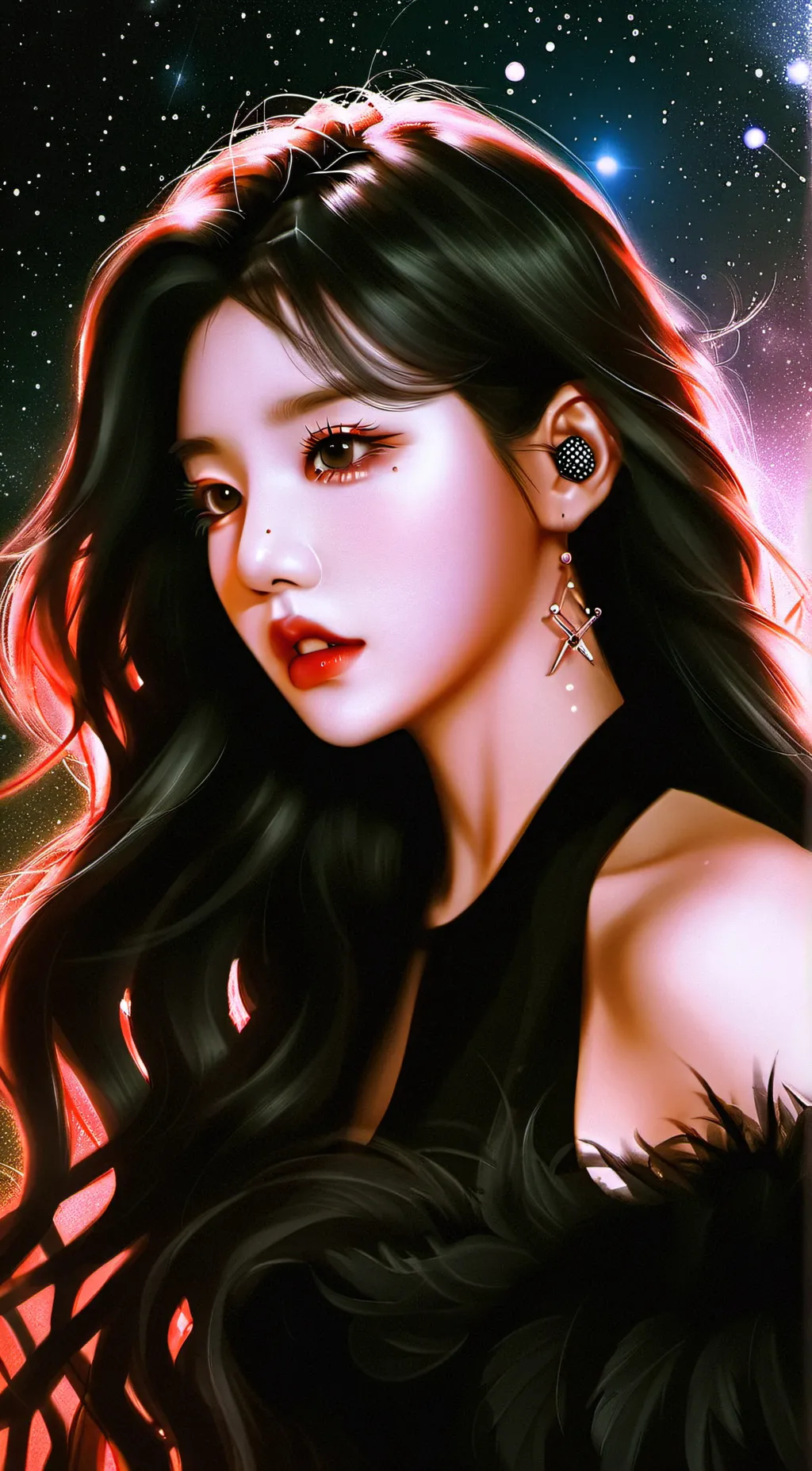 ai character: Rose background