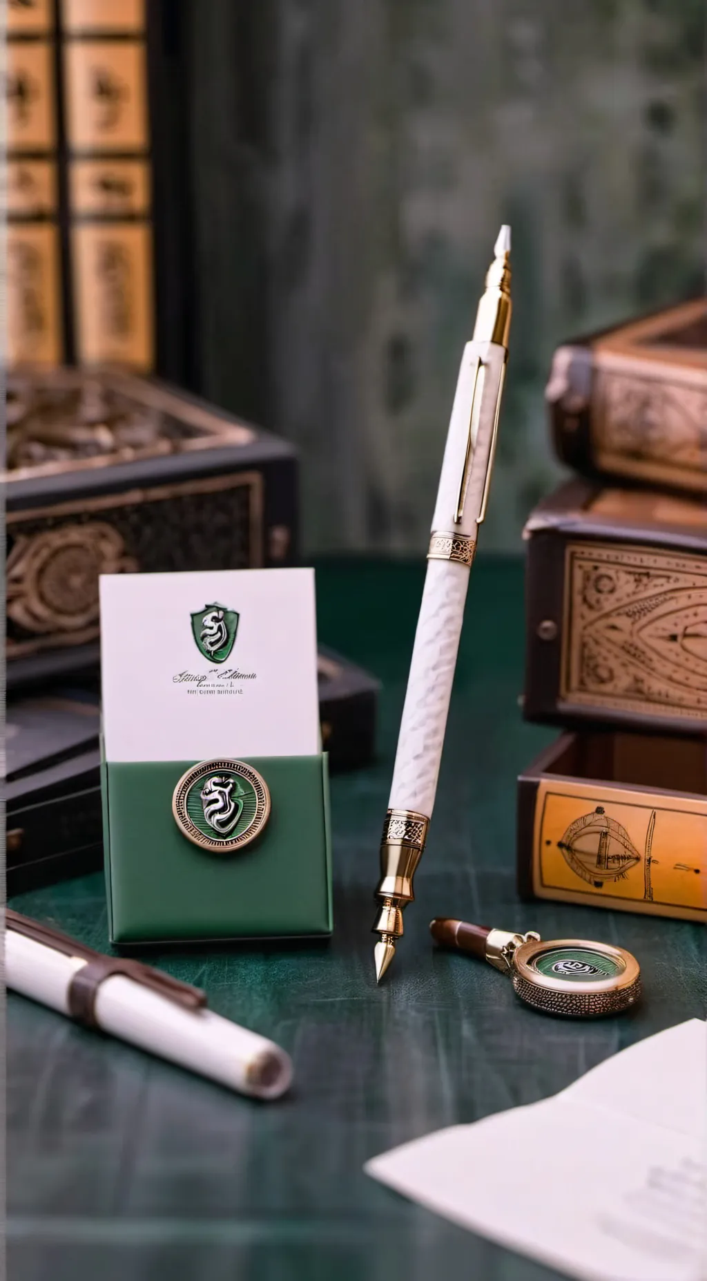 ai character: Slytherin boys 😏😏 background