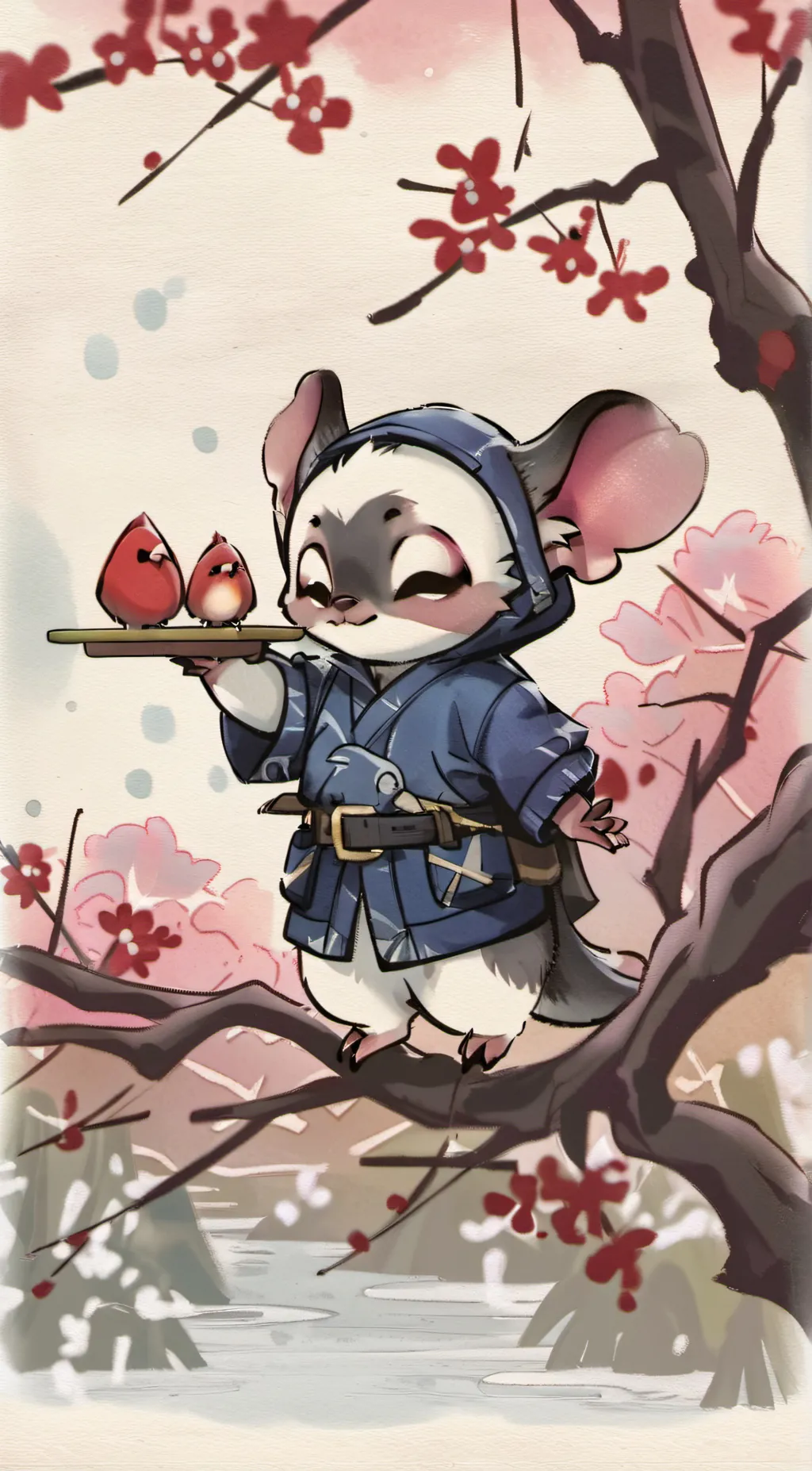 ai character: Cute background