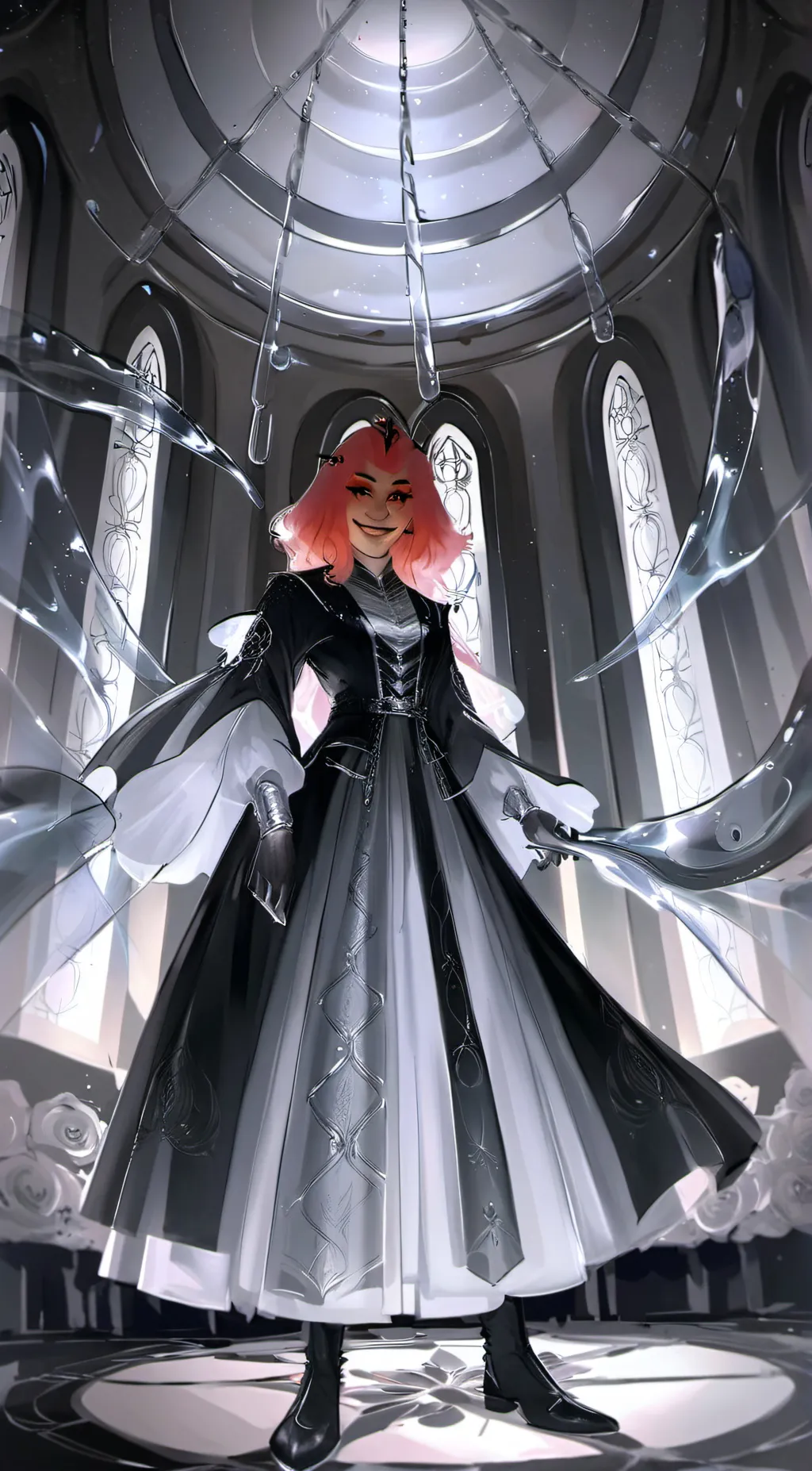ai character: Amanda Hillington  background