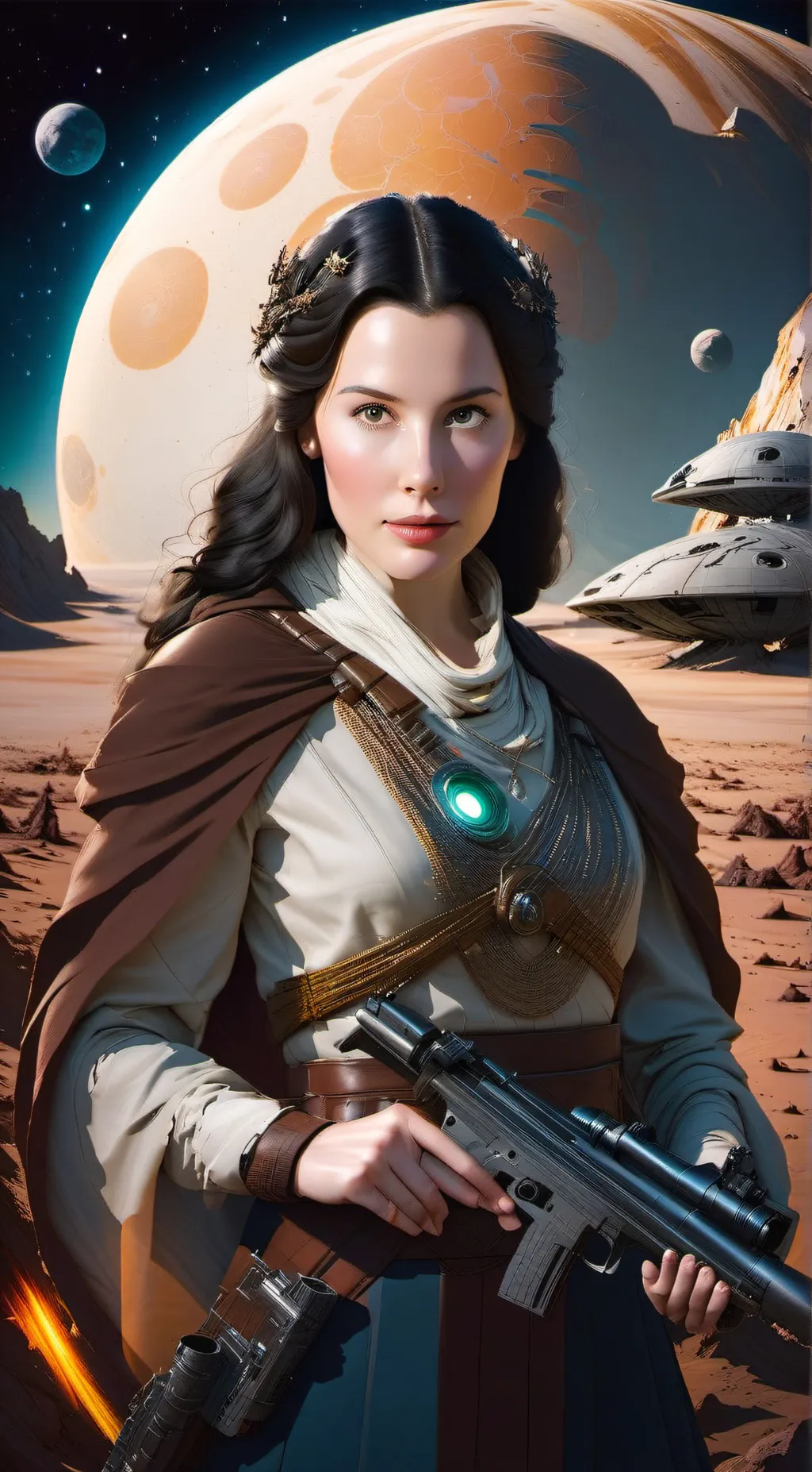 ai character: Leia Arwen background