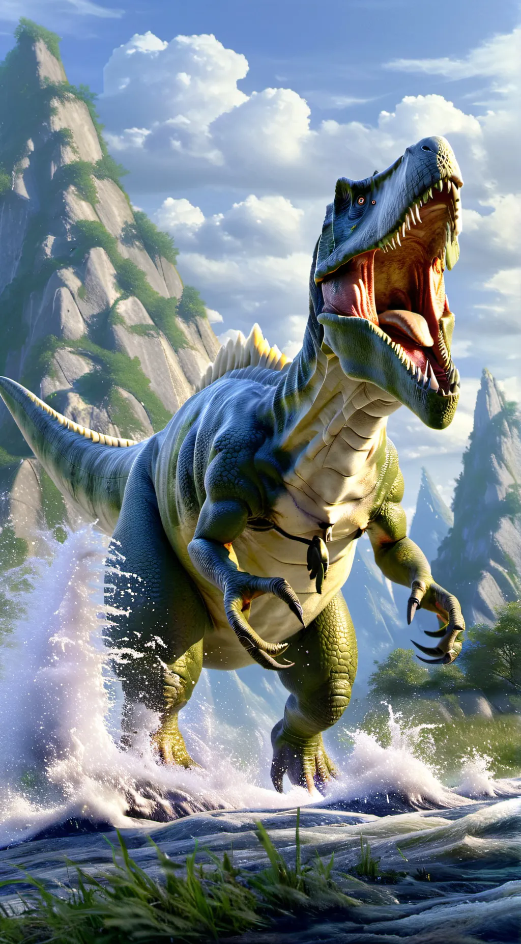 ai character: The New Indominus  background