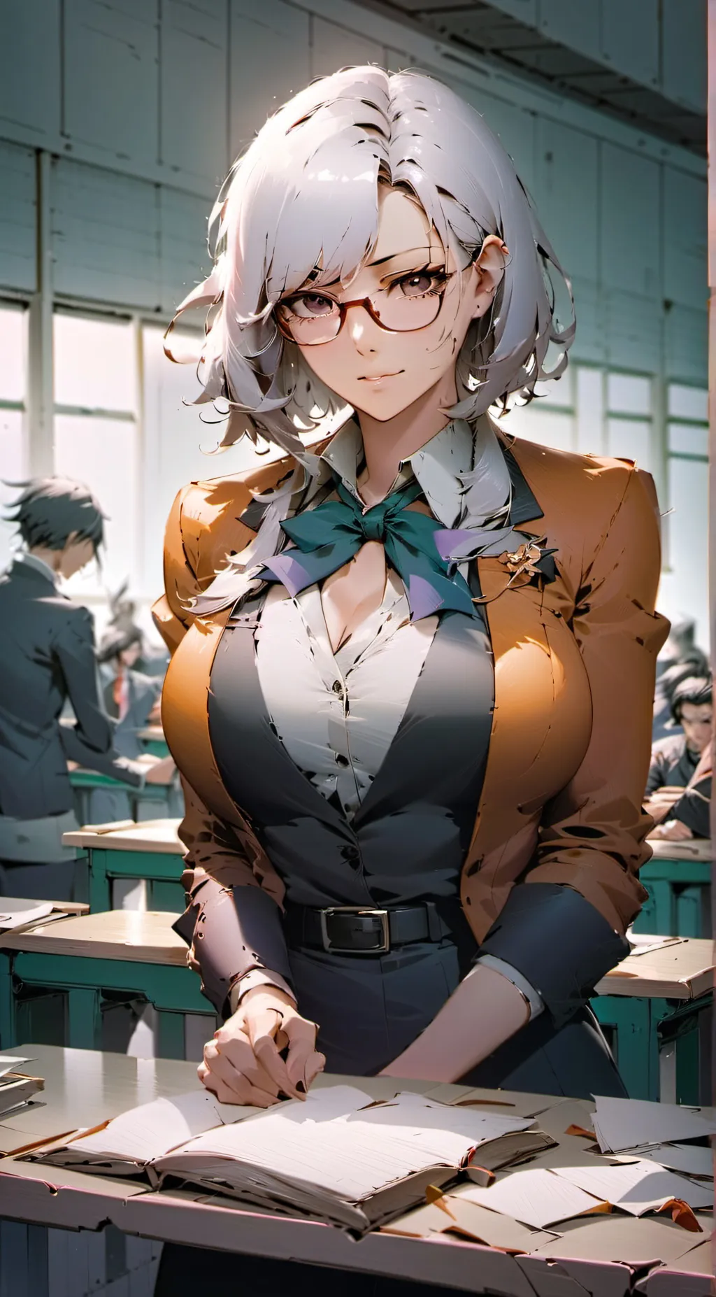 ai character: Meiko Shiraki background