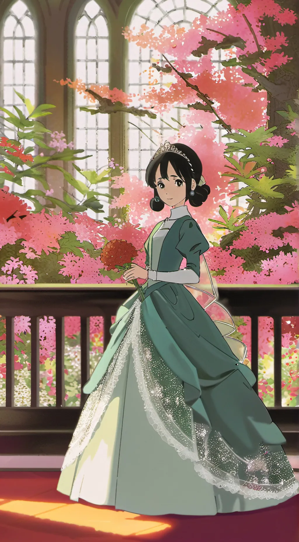 ai character: princess Bella background