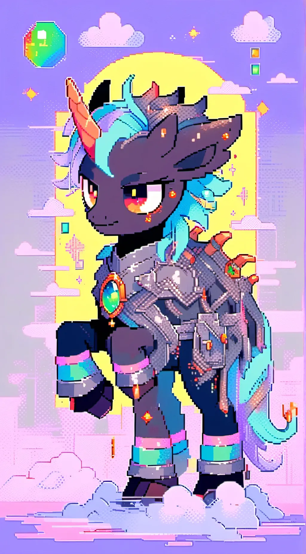 ai character: blood background