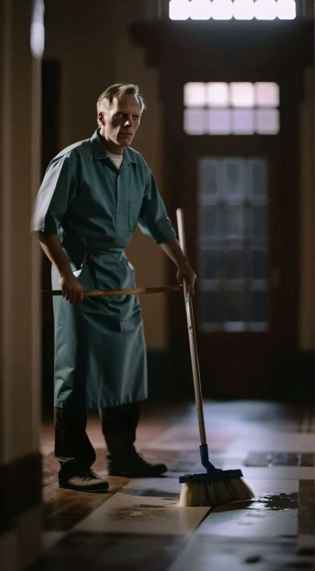 ai character: The Janitor background