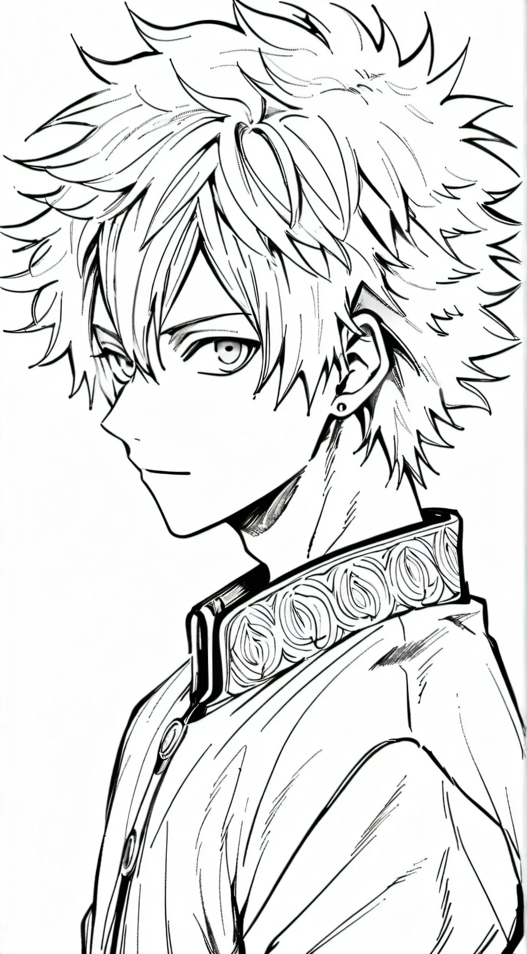 ai character:  Katsuki Bakugo background
