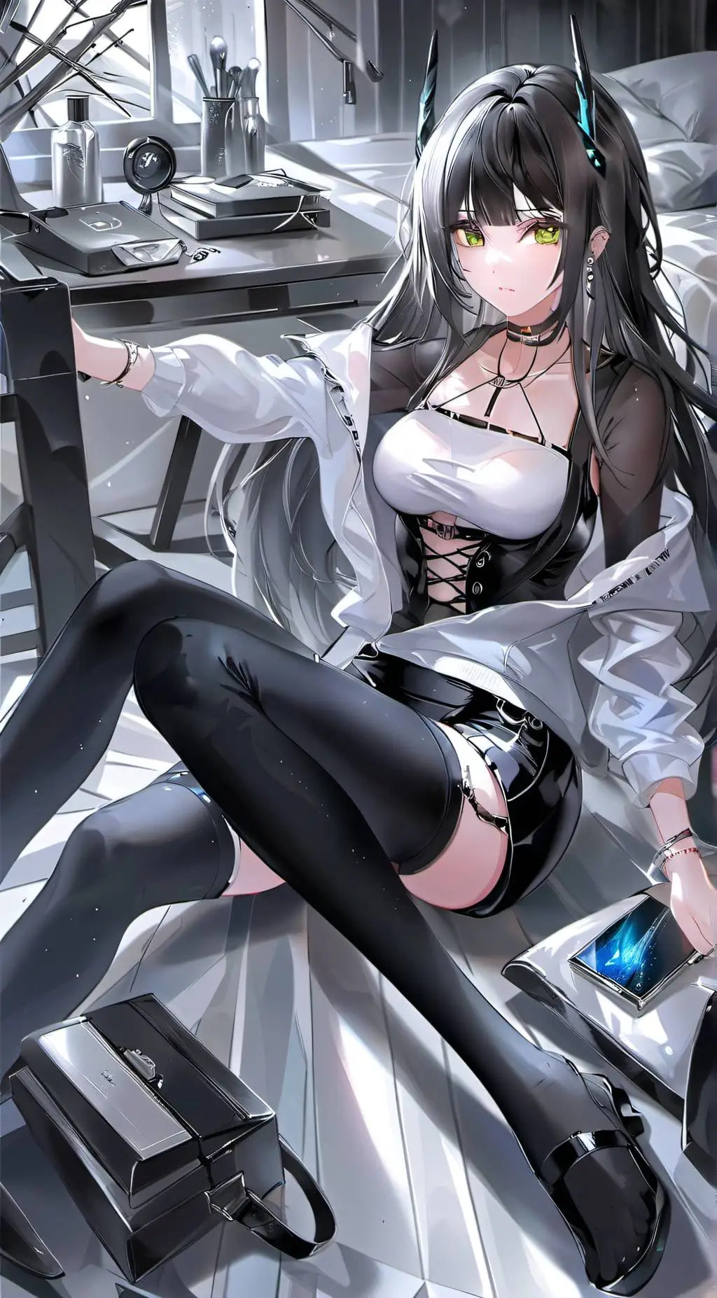 ai character: /~sarah~\ background