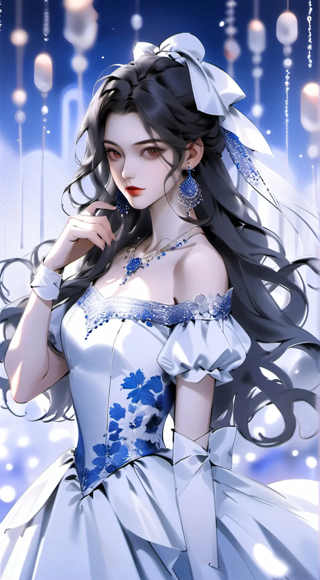 ai character: Heaven background