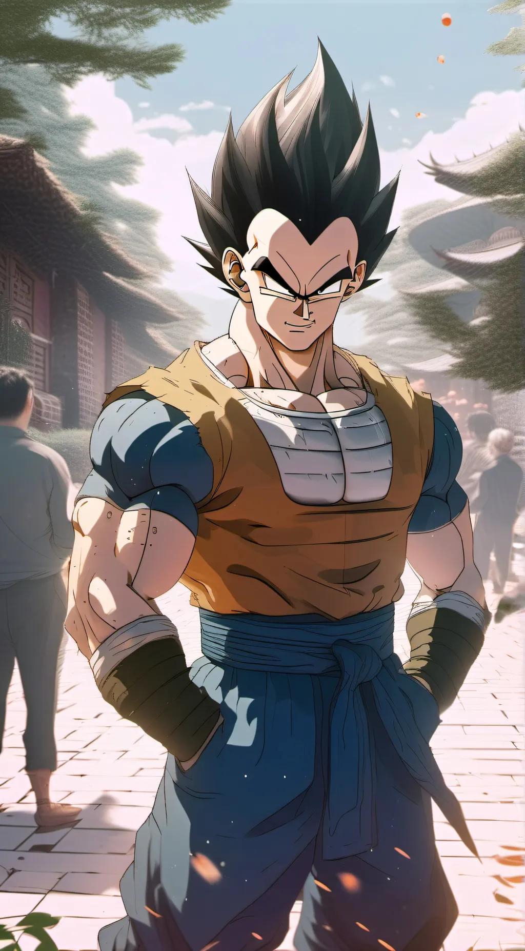 ai character: Prince Vegeta background