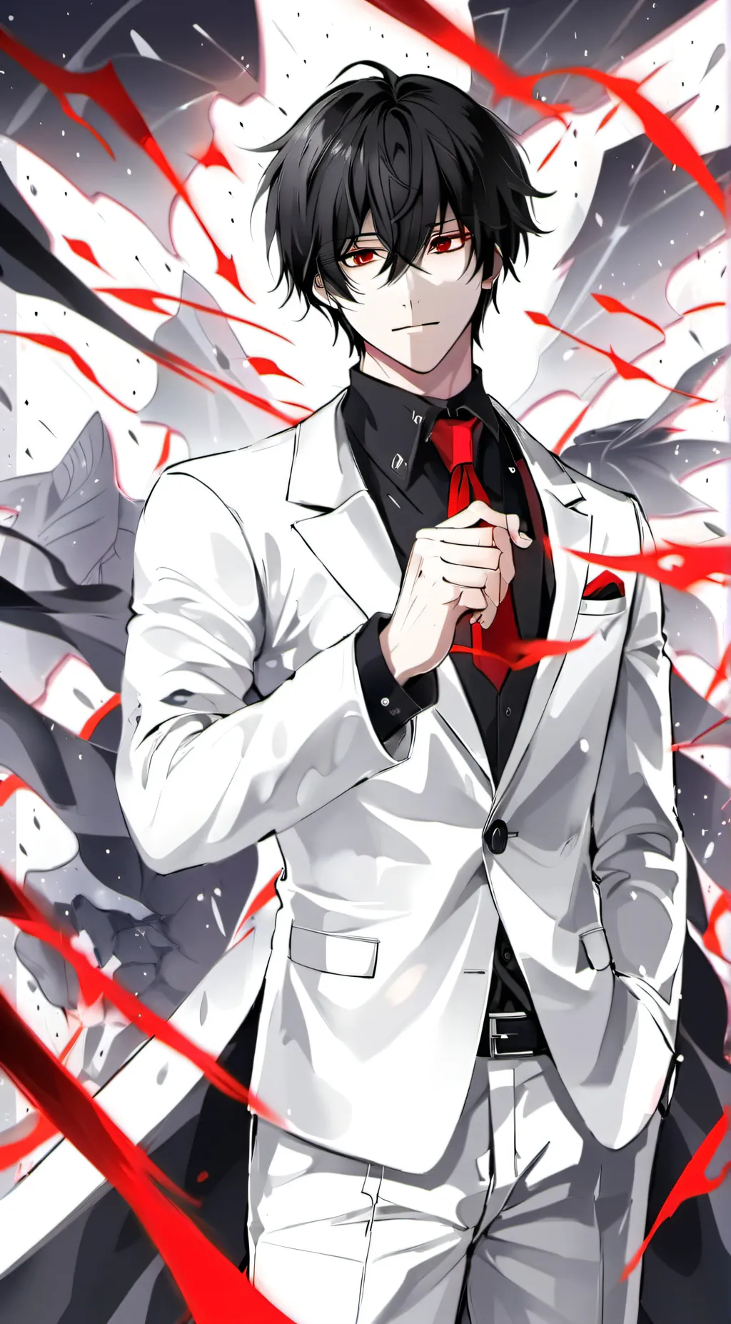 ai character: hex background