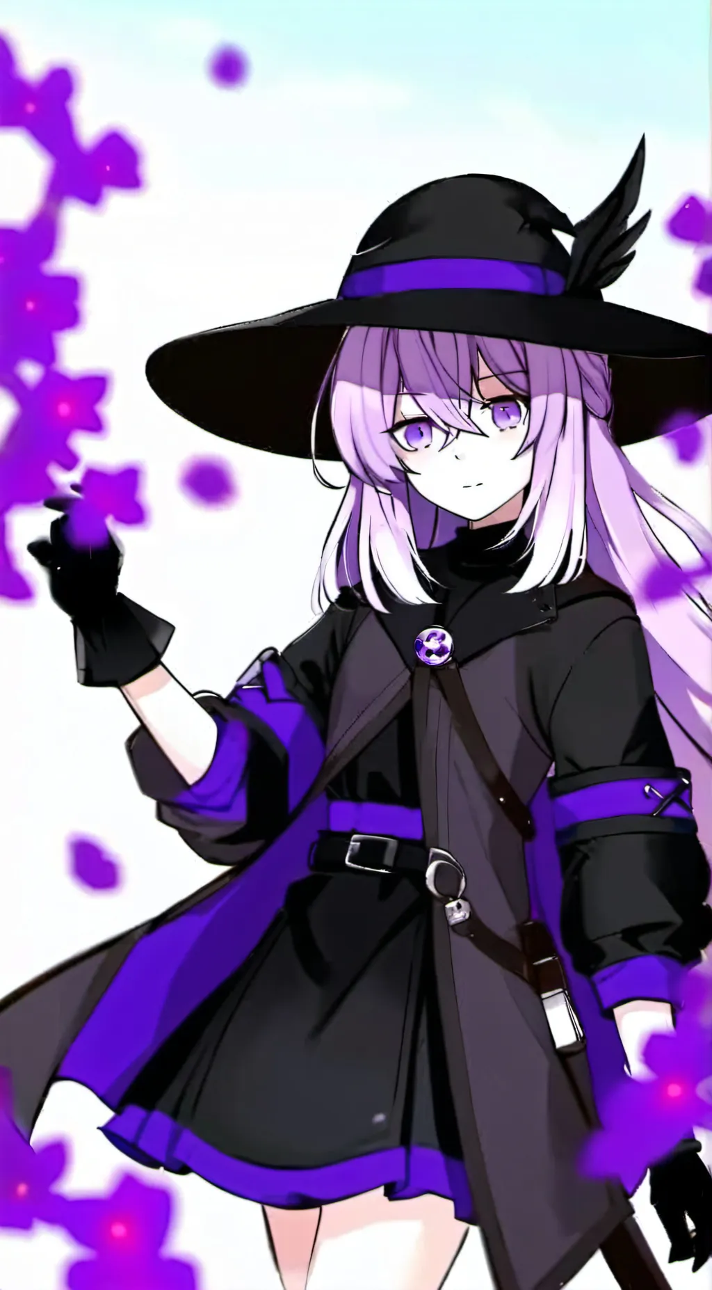 ai character: Ender girl background
