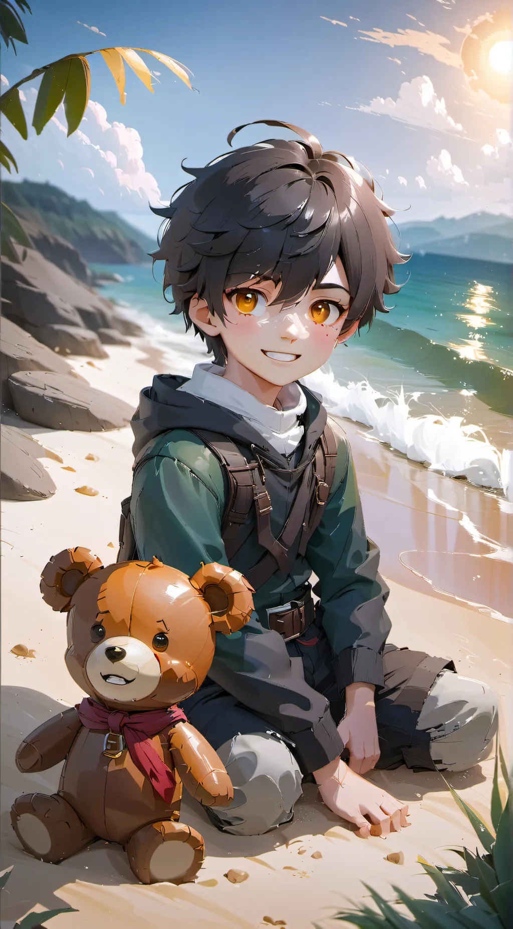 ai character: Little Andrew background