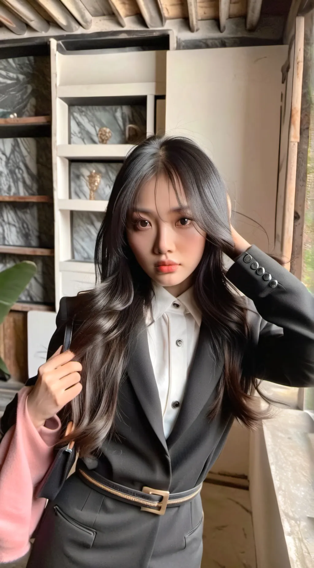 ai character: BLACKPINK  background