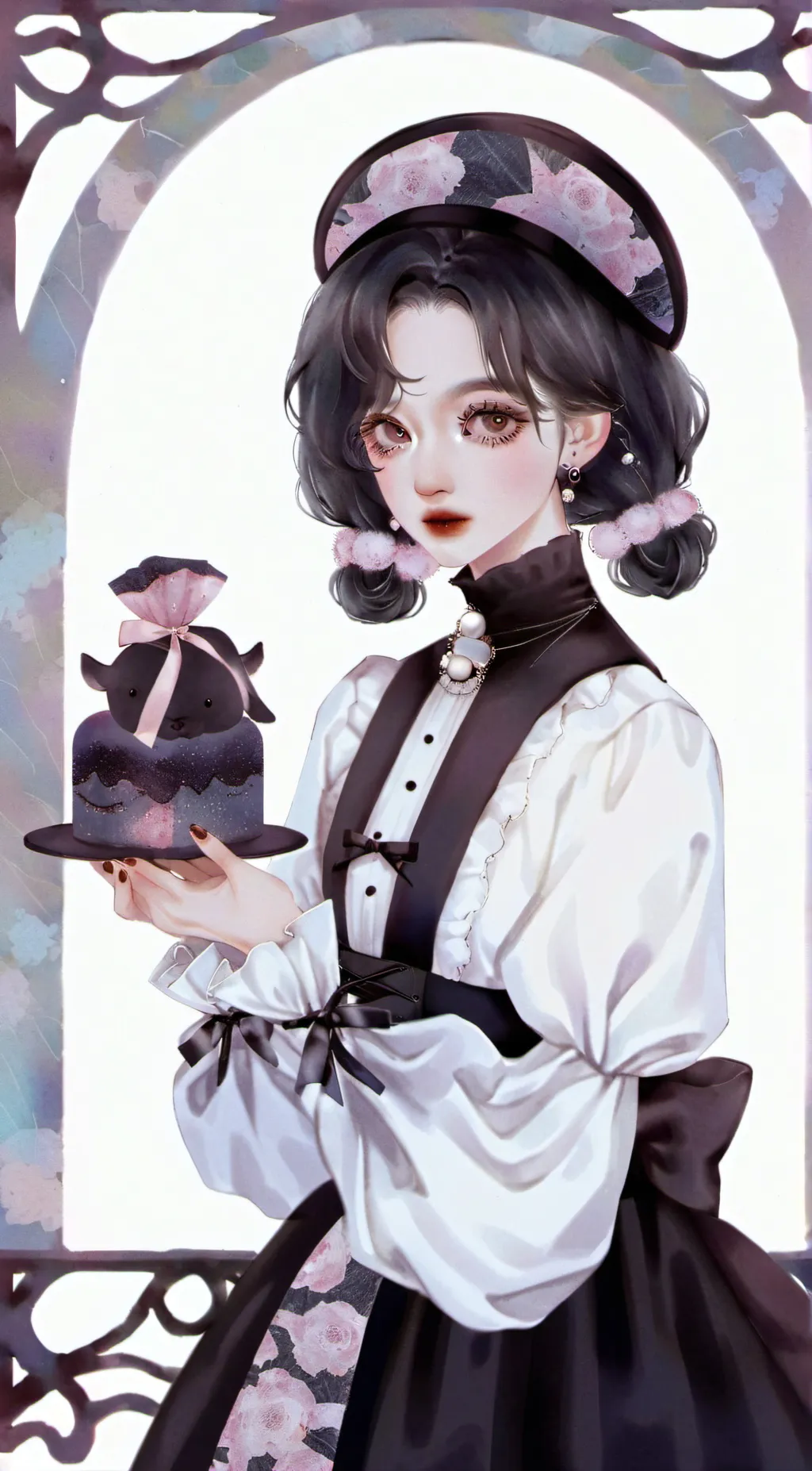 ai character: love background