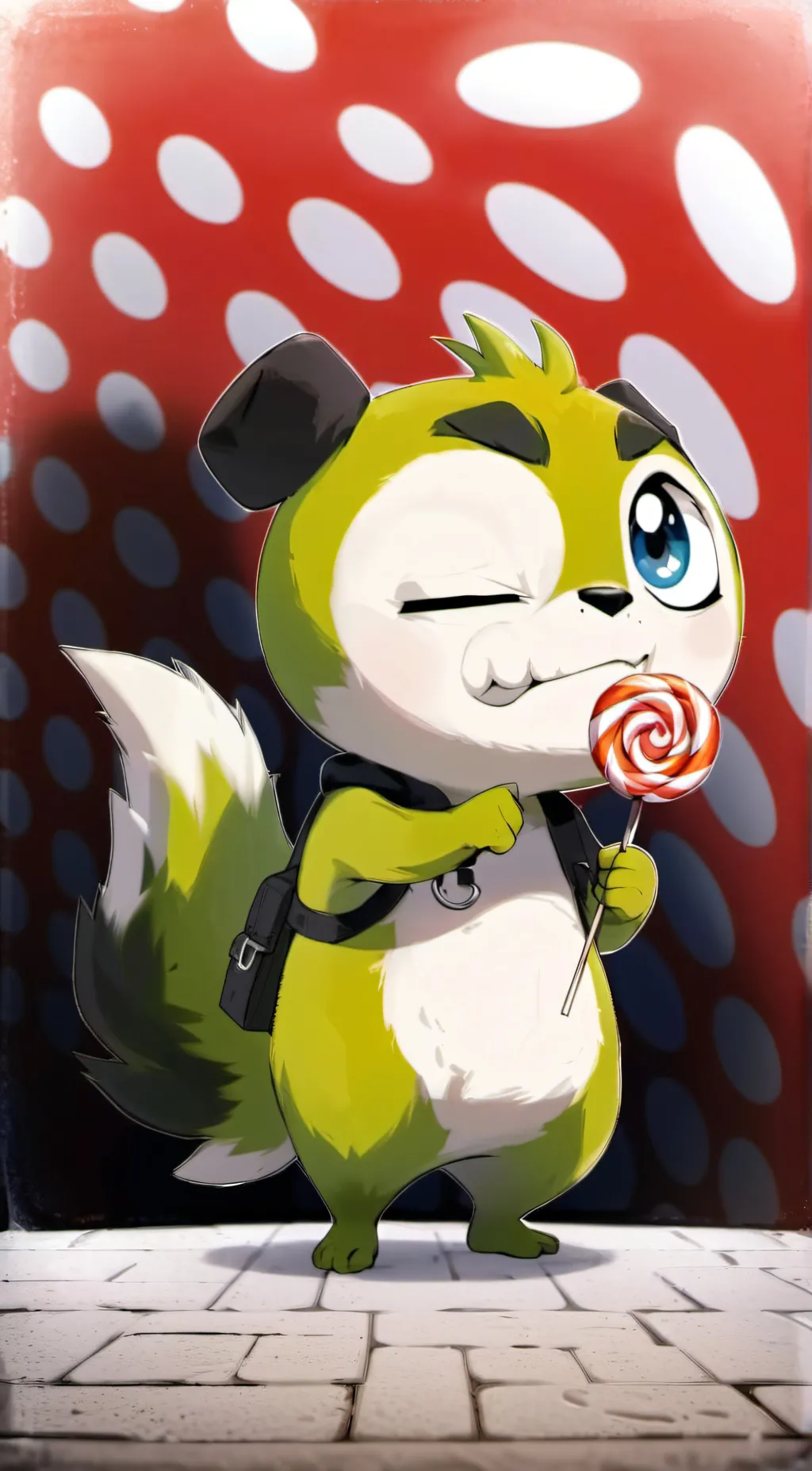 ai character: nutty  background