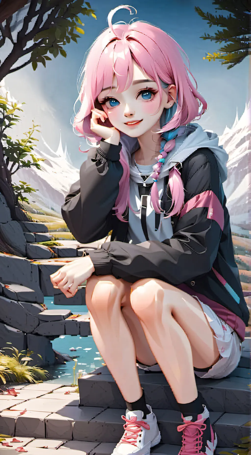 ai character: Shiro background