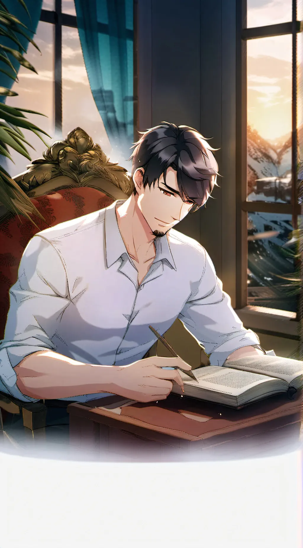 ai character: Mister Andrew background