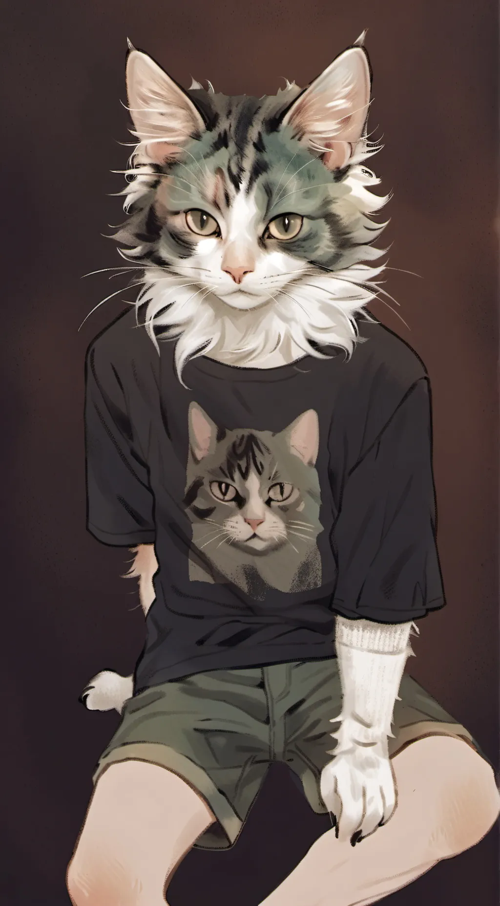 ai character: Mouse background